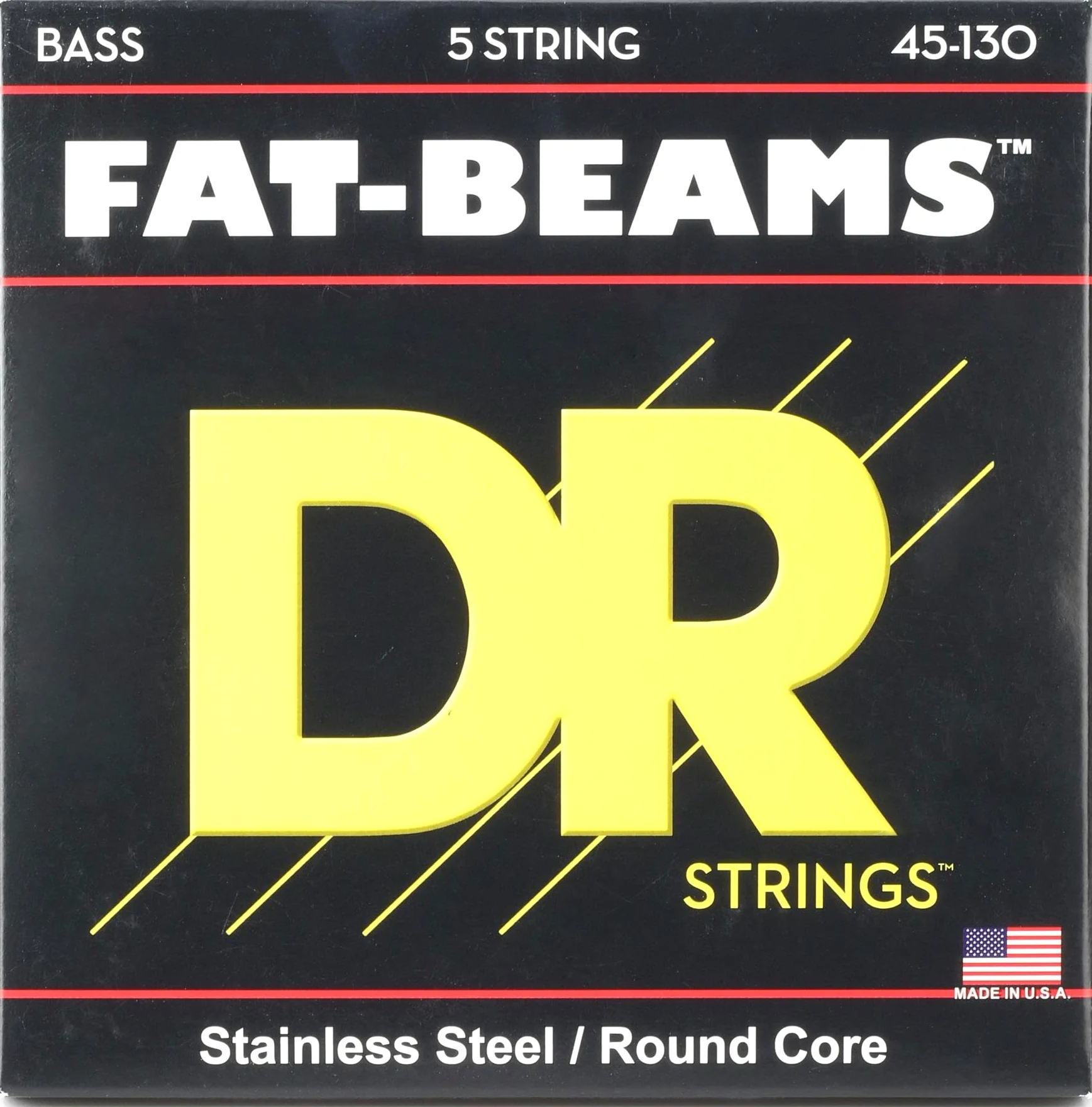 Rrd DR String FB5-130 Fat-Beam Set di corde per basso