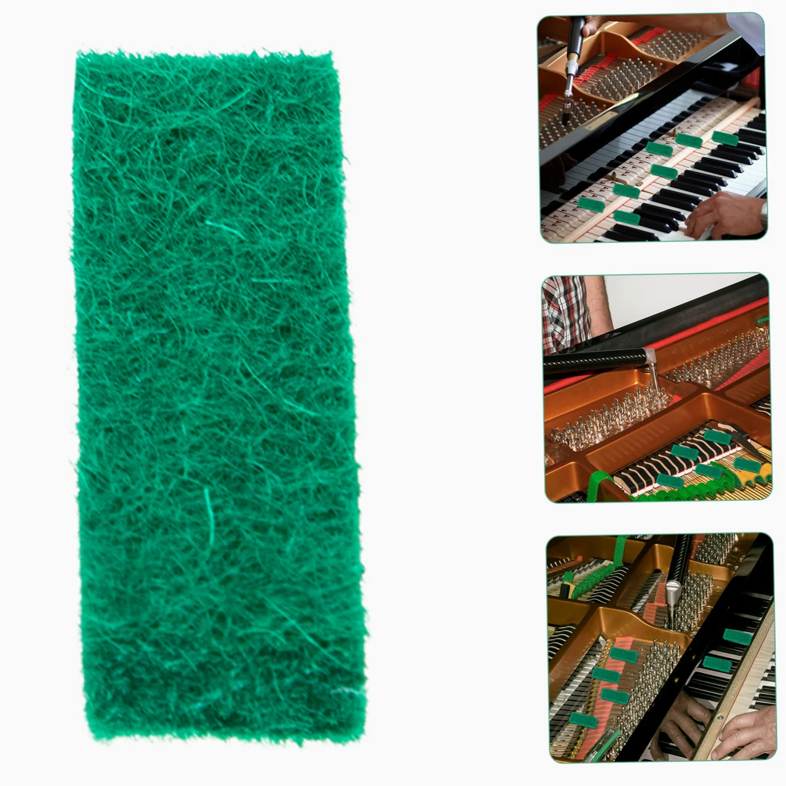 ibasenice 150pezzi Strumenti Per Accordatura Pianoforte Con Feltro Strisce Di Temperamento e Mute Per Pianisti Professionisti e Studenti