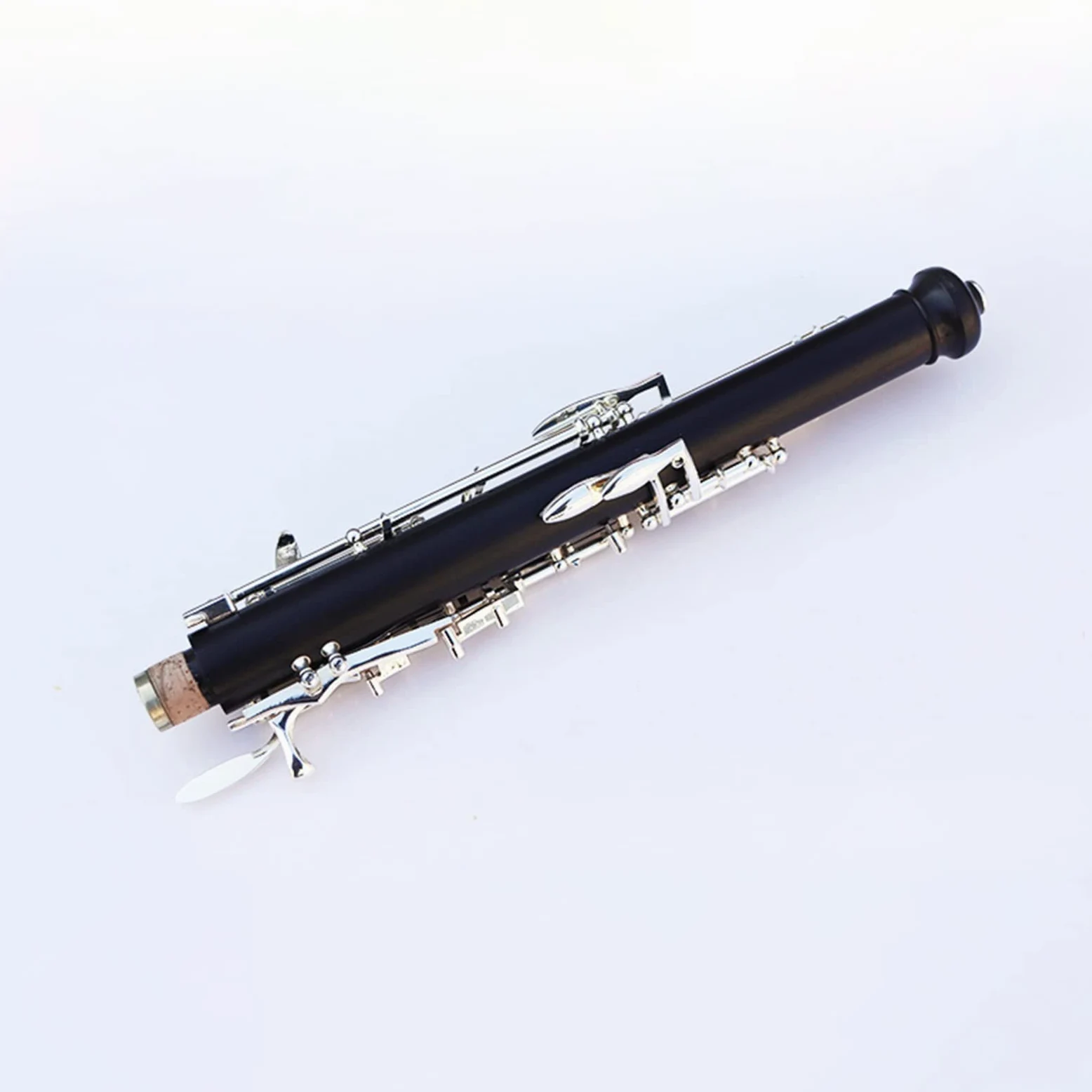 Oboe Semiautomatico con Corpo in Ebano per Oboe con Chiave in Do Argentato con Astuccio Speciale per Strumenti Musicali Oboe per Principianti