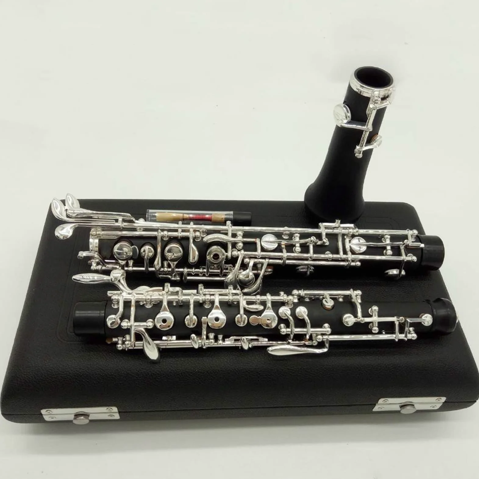 ZUZU Oboe Professional Bakelite Student Oboe C Key Musical Struments con Accessori per Anelli di Custodia Parti Oboe