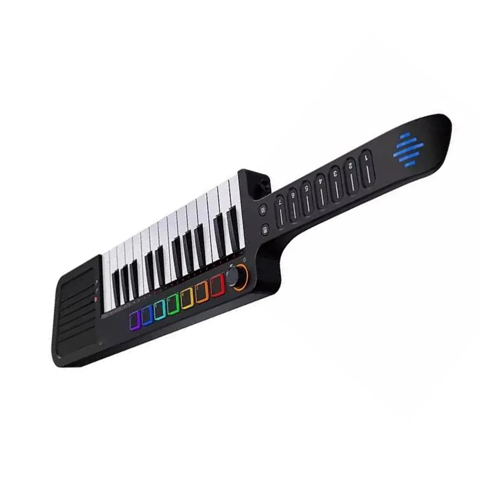 Tastiera Digitale Per Principianti Chitarra Fusion Senza Corde Portatile Intelligente MIDI Multifunzionale Tastiera Stile Spalla Organo Elettronico