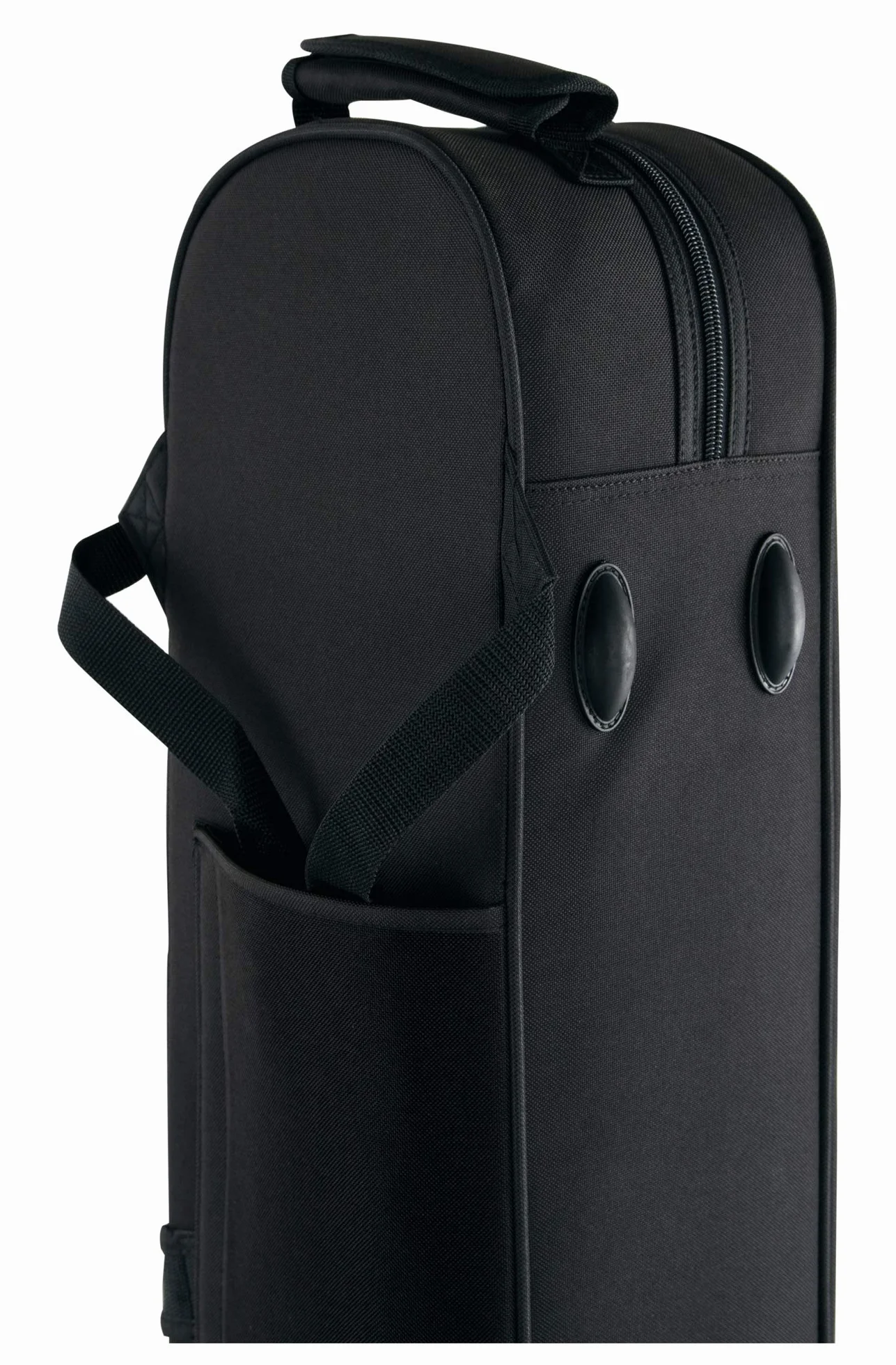 Classic Cantabile Borsa per trombone imbottita - Zaino - Pratica impermeabile e resistente anti strappo imbottito custodia morbida leggera per tutti comuni tromboni - Tasca esterna per accessori Nero