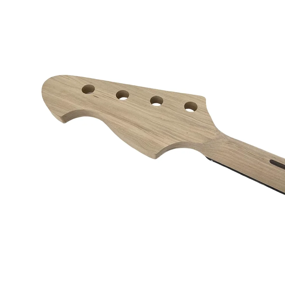 Yinfente Manico per chitarra basso 22 tasti 34 pollici Acero tastiera chitarra Intarsio a blocchi DIY Chitarra Intarsio a blocchi (Tastiera in Acero)