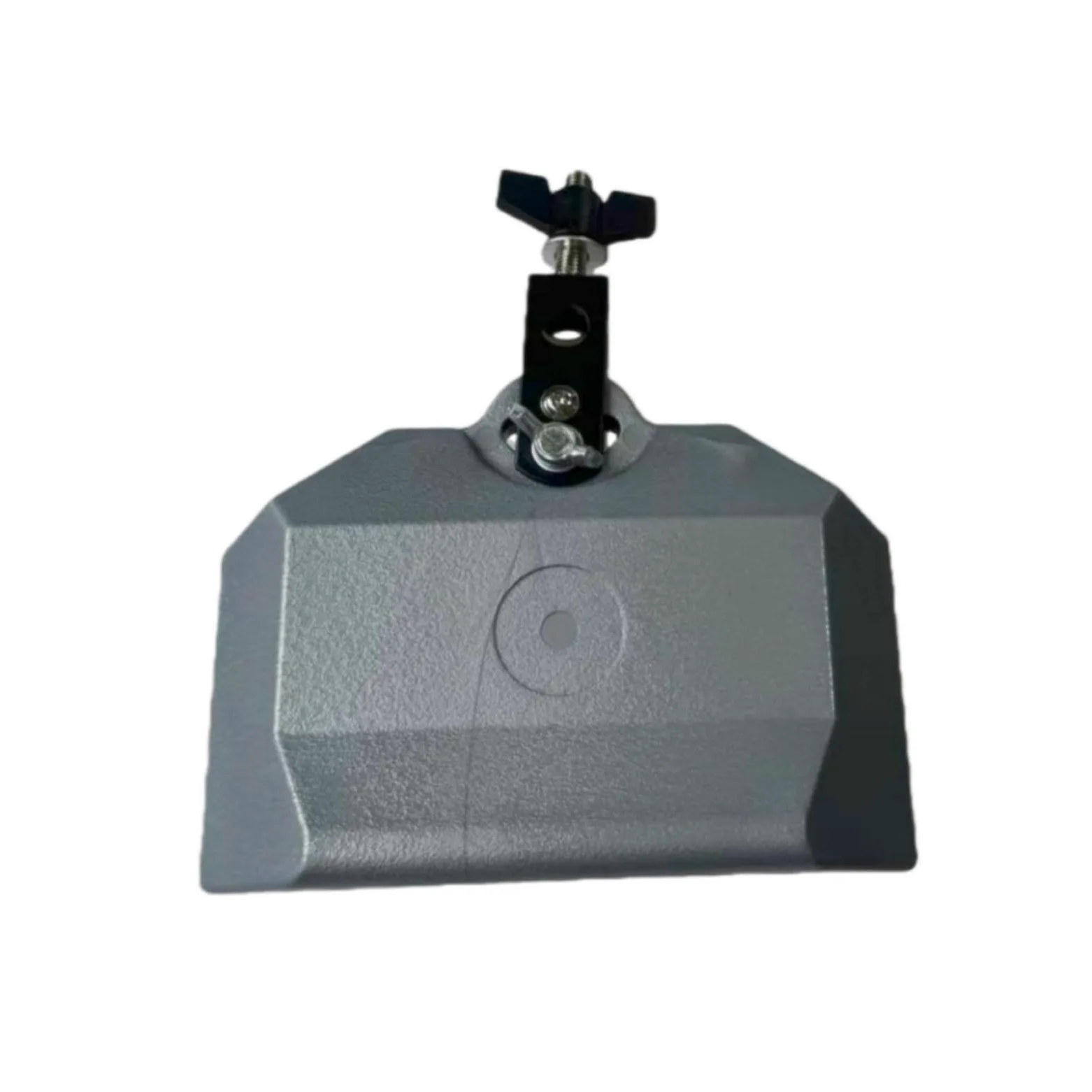 F Fityle Set di blocchi per percussioni musicali con campanaccio da 4", 5" e 6" con supporto per batteria, per esibizioni in festival, Grigio