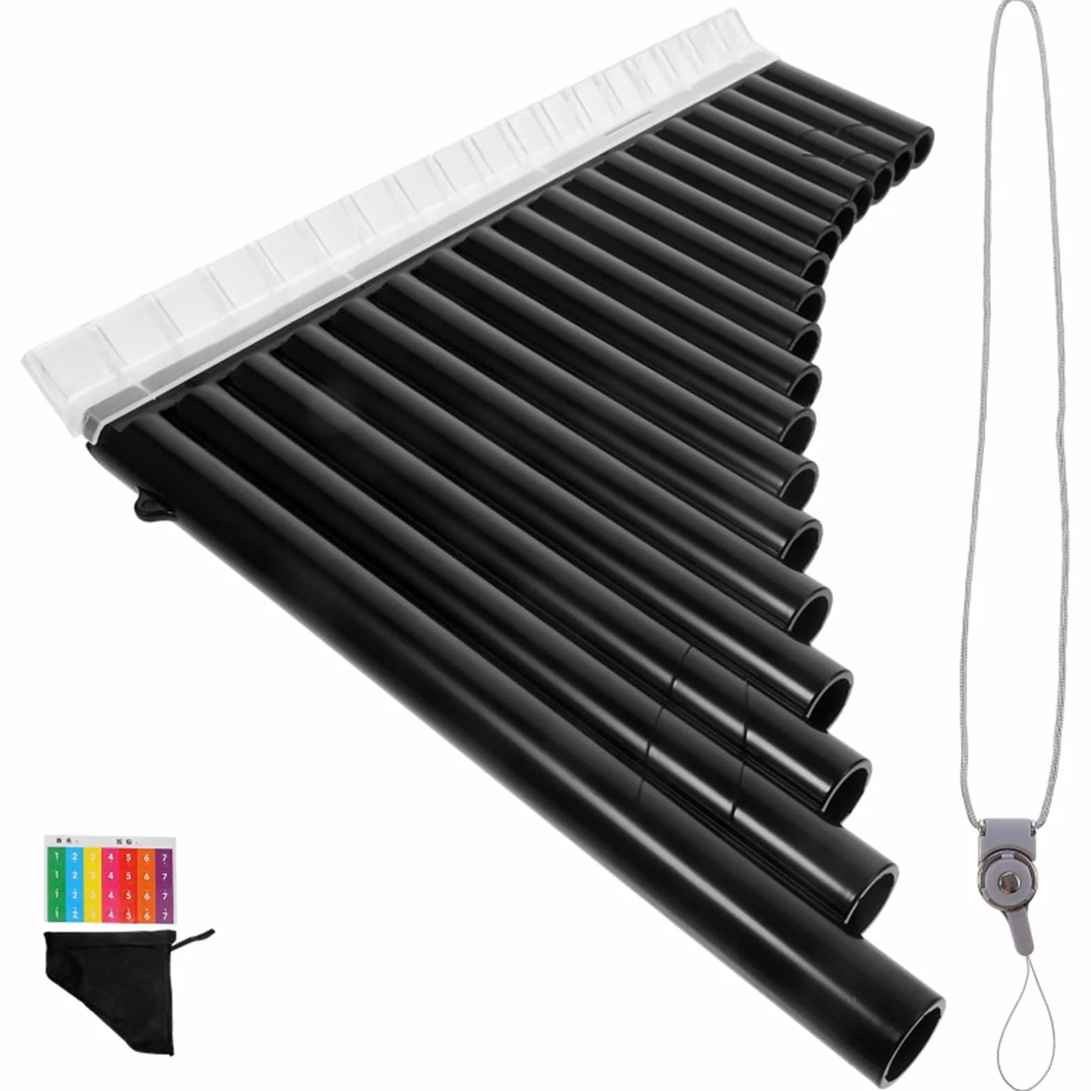 flauto di pan professionale Strumento Per Flauto Di Pan Portatile, Chiave C, Tavola Per Flauto Di Pan, Educativo Universale