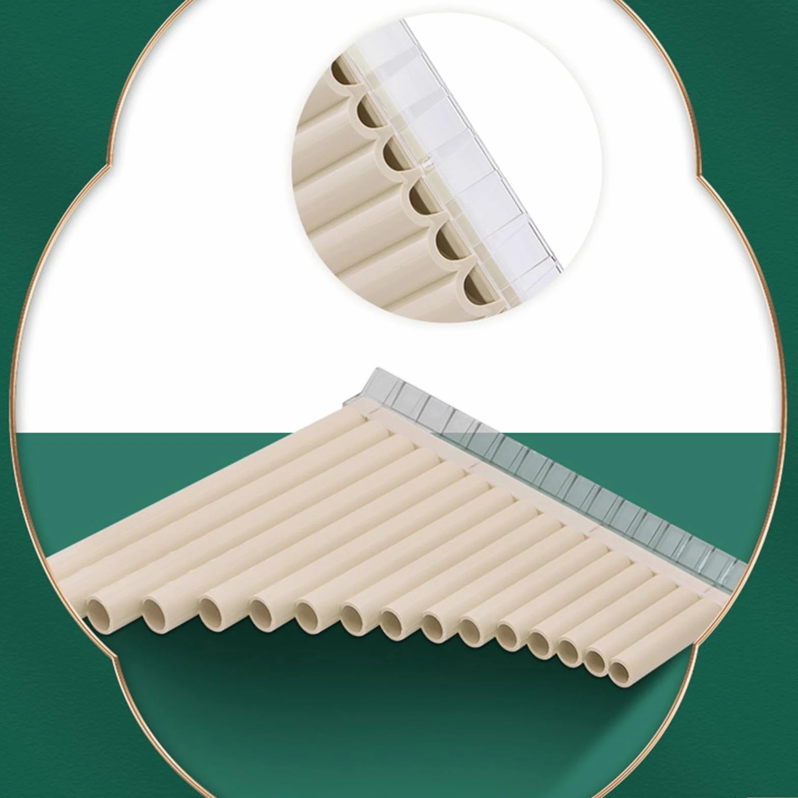 Flauto Di Pan Flauto Di Pan 16 Canne 18 Canne Insegnamento Flauto Di Pan Speciale Per Principianti Strumento A Fiato C(16B)
