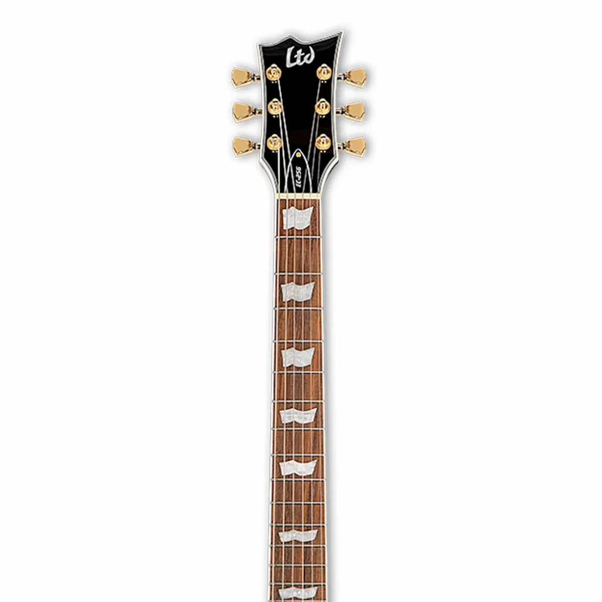 LTD EC-256 BLK Chitarra elettrica Nero + keepdrum Mono cavo jack