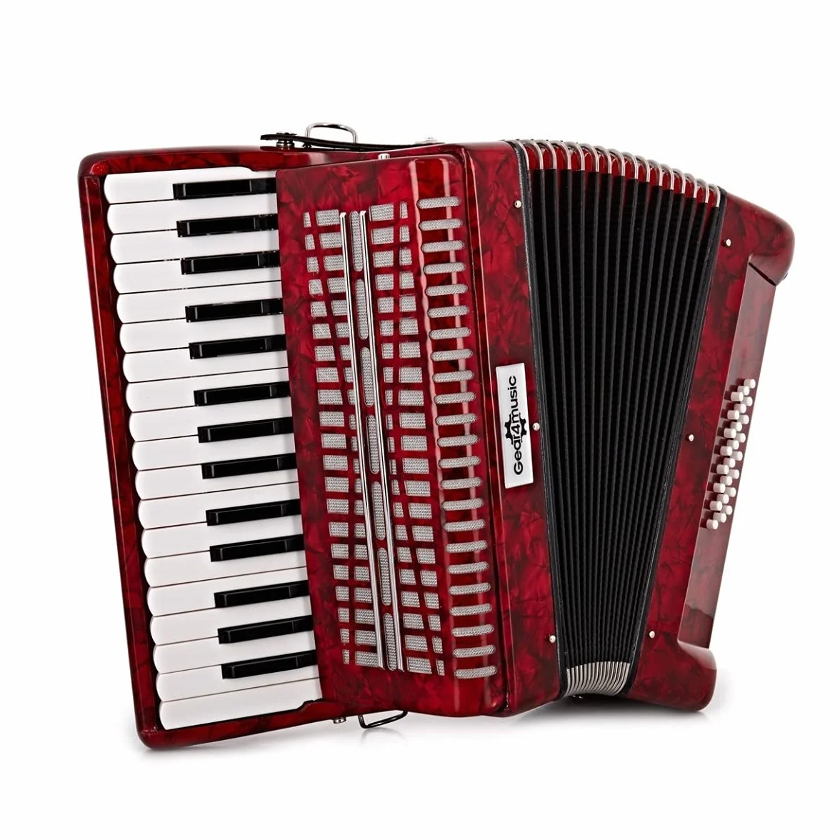 Gear4music Fisarmonica a Piano Professionale con Custodia per Adulti Principianti