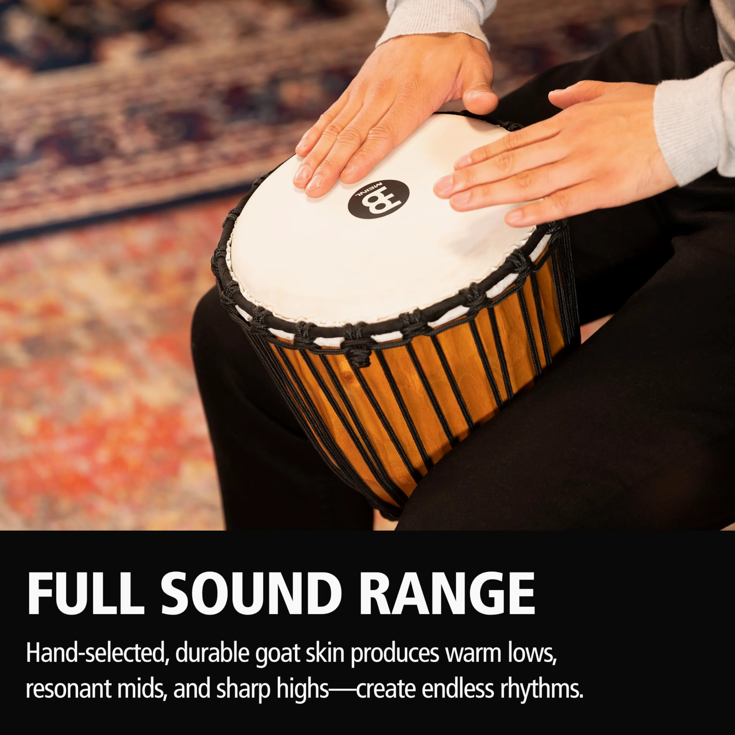 Meinl Headliner Djembe HDJ4-M, 10", Nile Series - Djembe