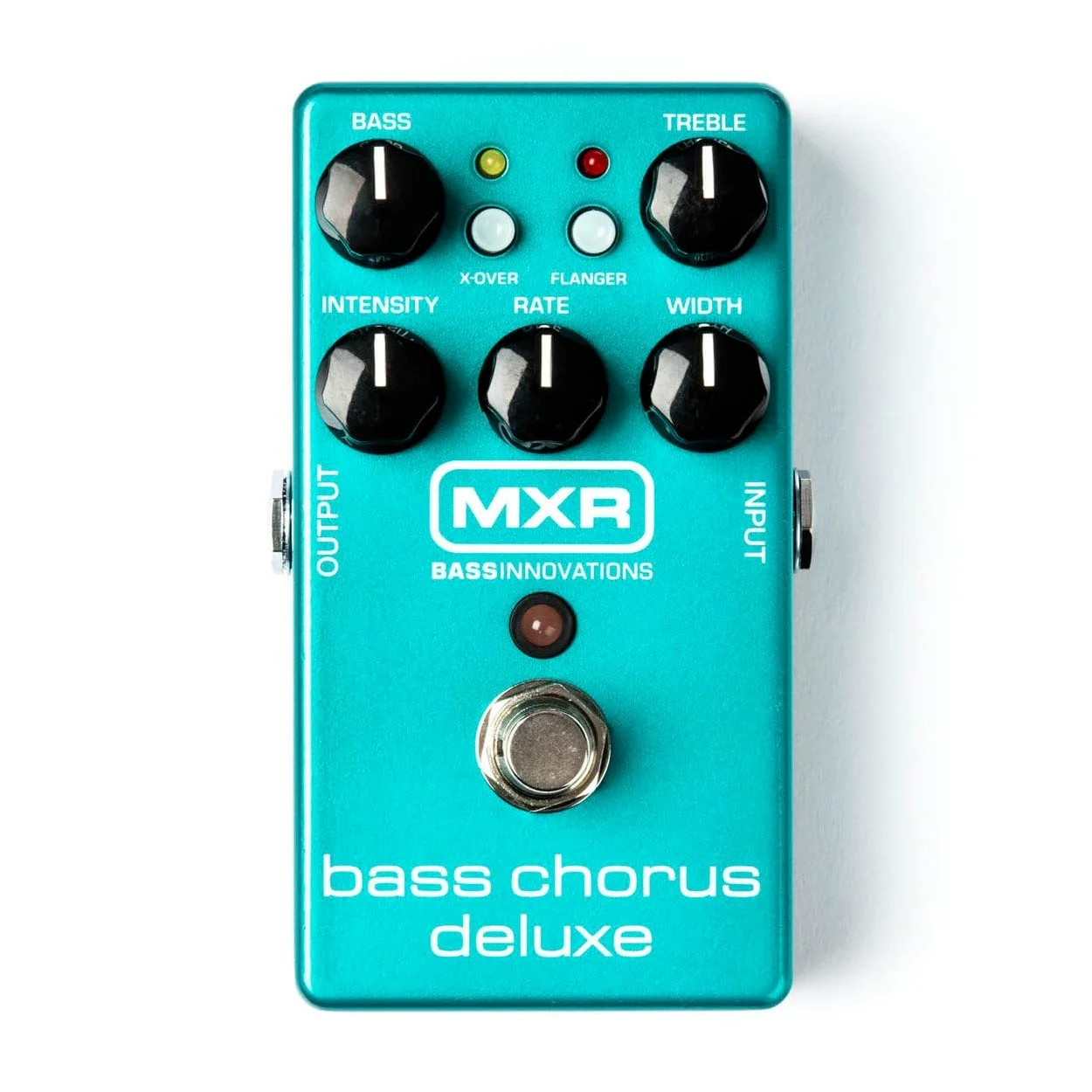 MXR – Pedale per Basso con Tecnologia Analogica Bucket-Brigade, Controlli Bass/Treble, Modalità Chorus e Flanger, Uscita Stereo TRS, True Bypass (M83 Bass Chorus Deluxe)