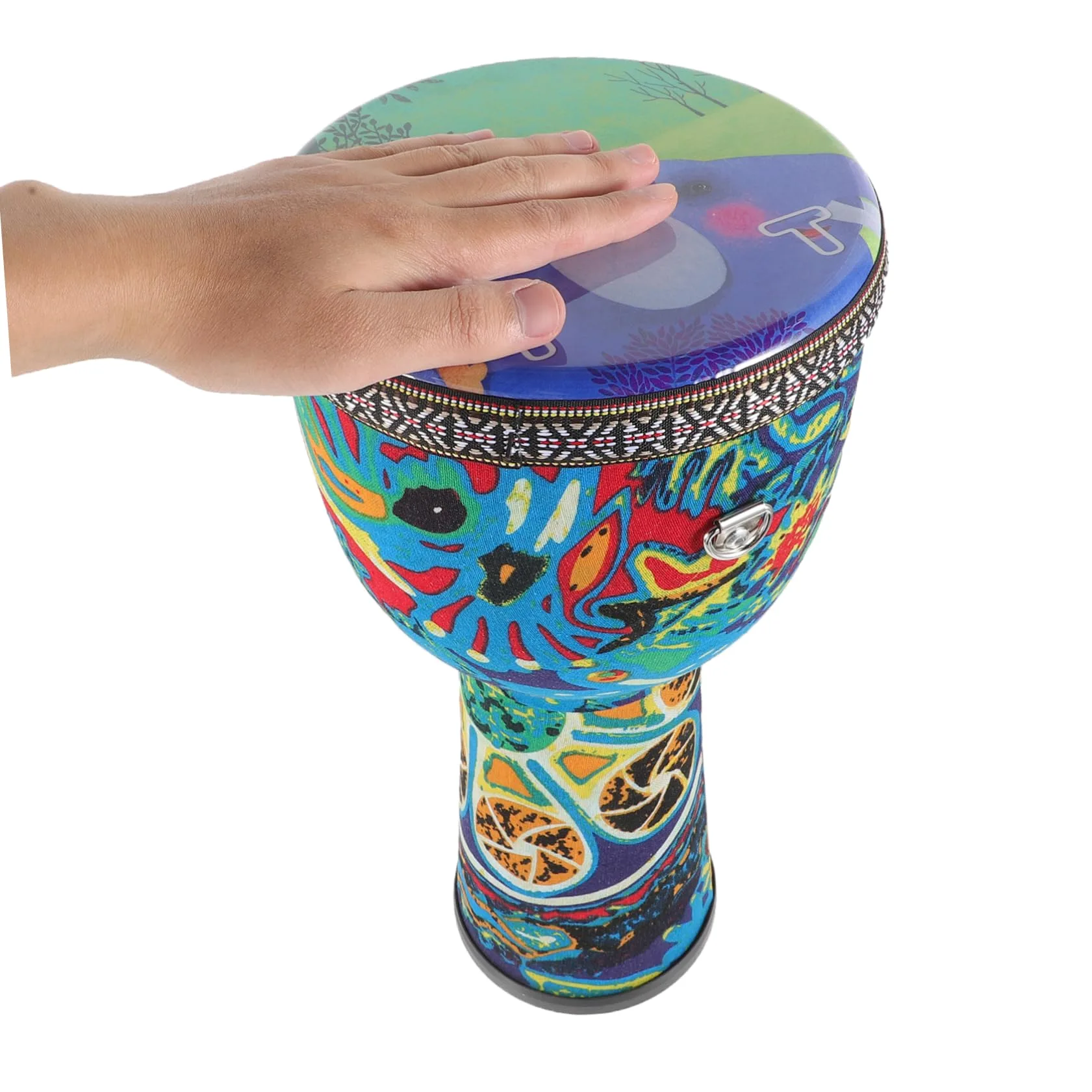 ERINGOGO Djembe Africano Mano Strumento Percussione Per Principianti e Ragazzo Ragazza Ragazza Robusto e Durevole Per Uso Lungo Termine