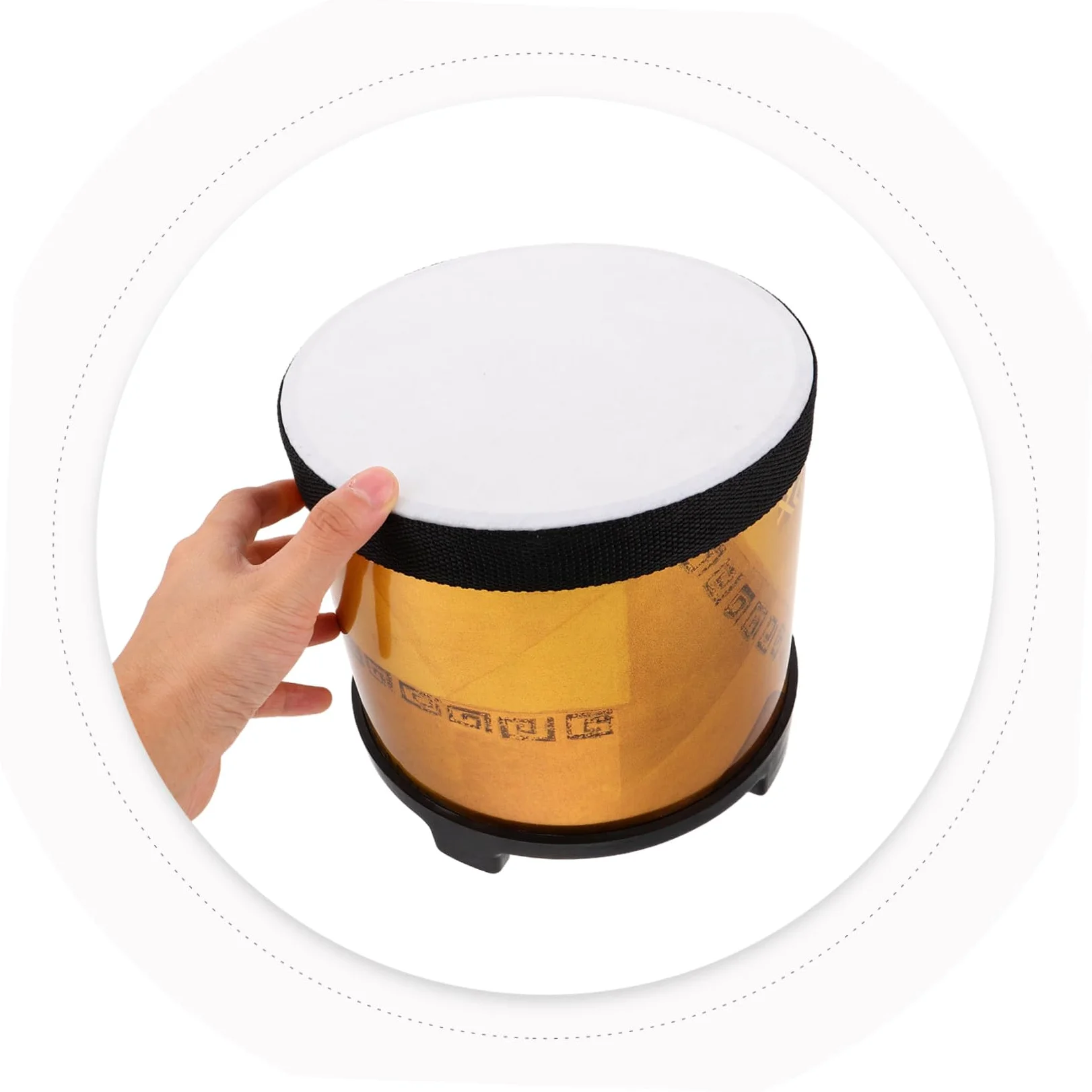 Tom Piccolo Strumento Orff per Educazione Musicale Precoce Percussione Educativo con Bacchetta Gioco Didattico per Scuola e Lezioni di Musica