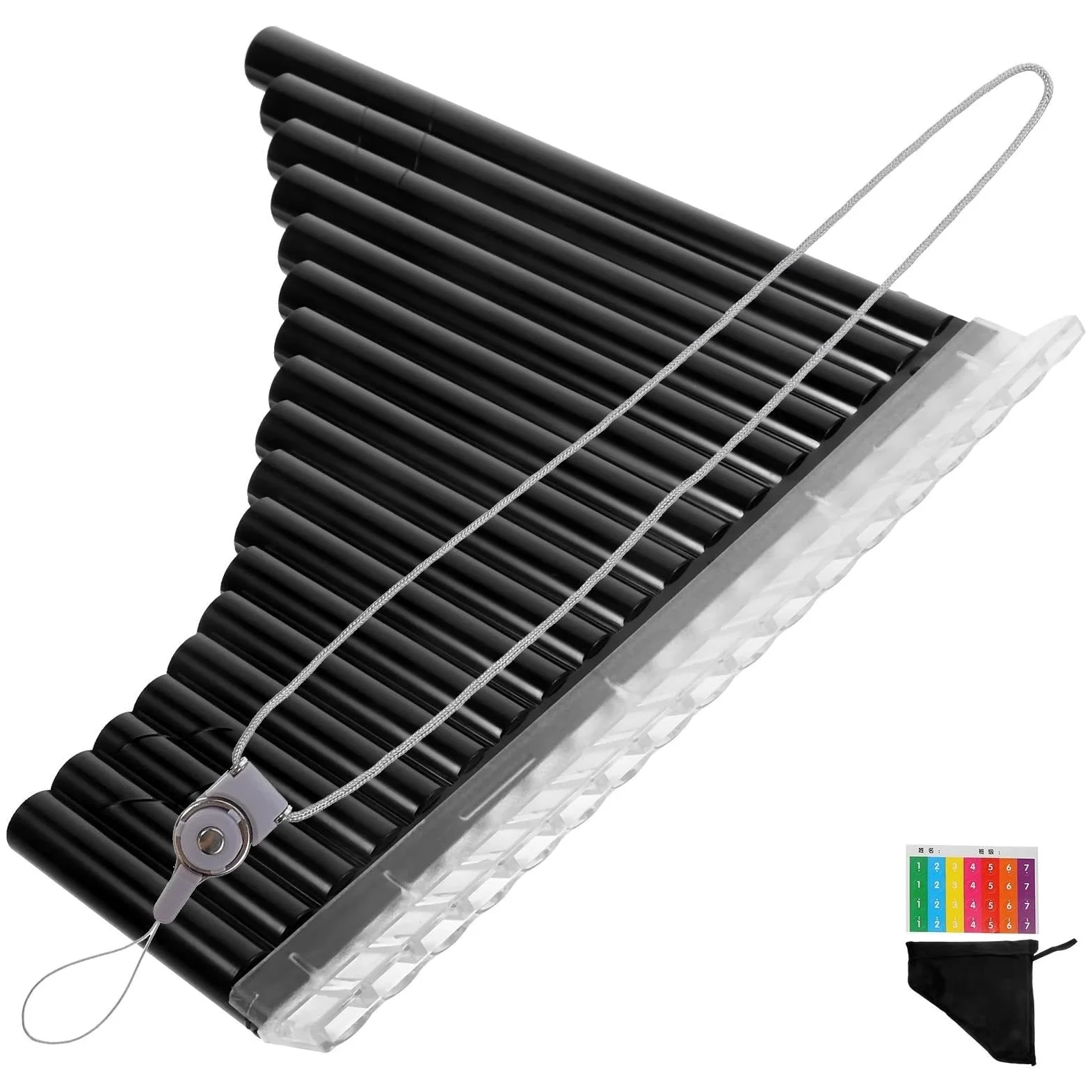 Flauto Di Pan Flauto Di Pan A 18 Tubi Strumenti Musicali Cinesi Flauto Di Pan Portatile