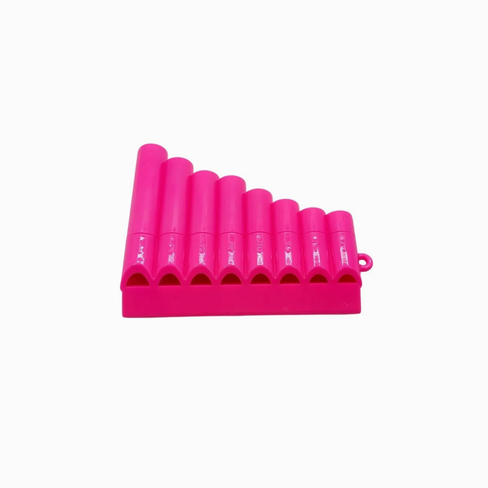 Flauto Di Pan Flauti Di Pan In Plastica Per Esercitazioni Musicali Educazione Precoce E Mini Didattici(Pink)
