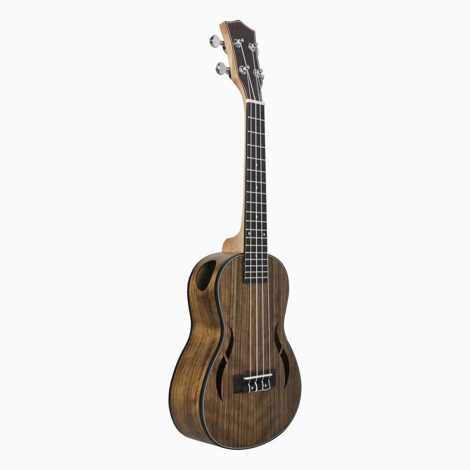 Ukulele Per Adulti Ukulele A 4 Corde In Noce Da 23 Pollici Con Capotasto E Plettri Per Accordatore(UK2360)