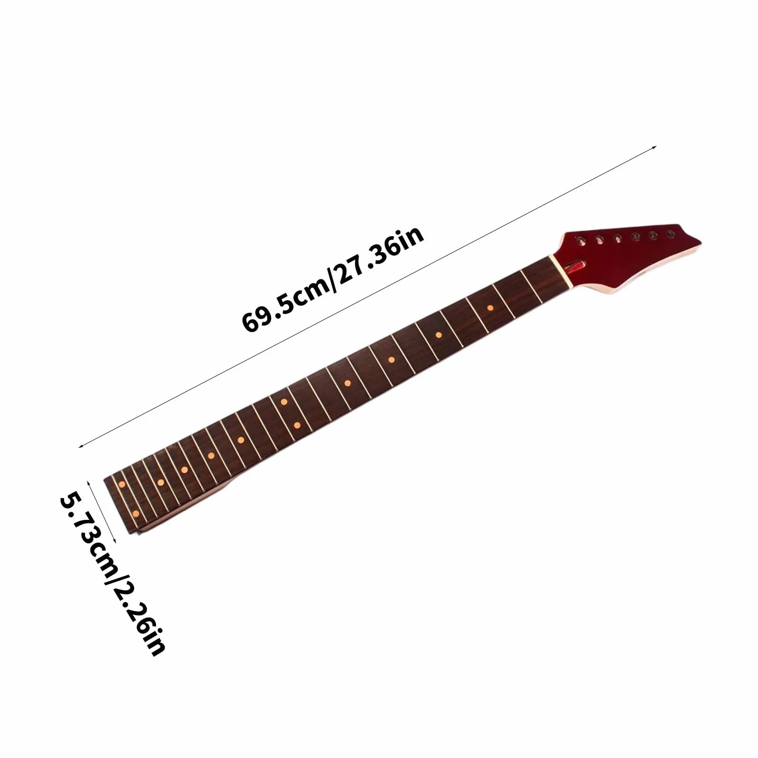 Liscio Playability 24 Fret Chitarra Elettrica Paletta Legno Chitarra Collo con Tastiera Chitarre Elettriche Accessori Colli Sostituzione