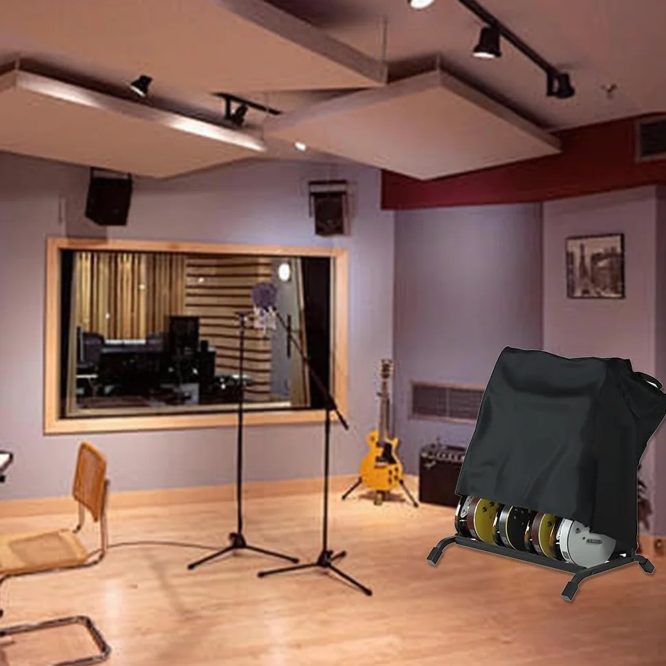Copertura impermeabile in tessuto Oxford per supporto chitarra acustica per Plus per polvere per strumenti elettrici Protezione resistente per il trasporto di carichi di ventilazione e