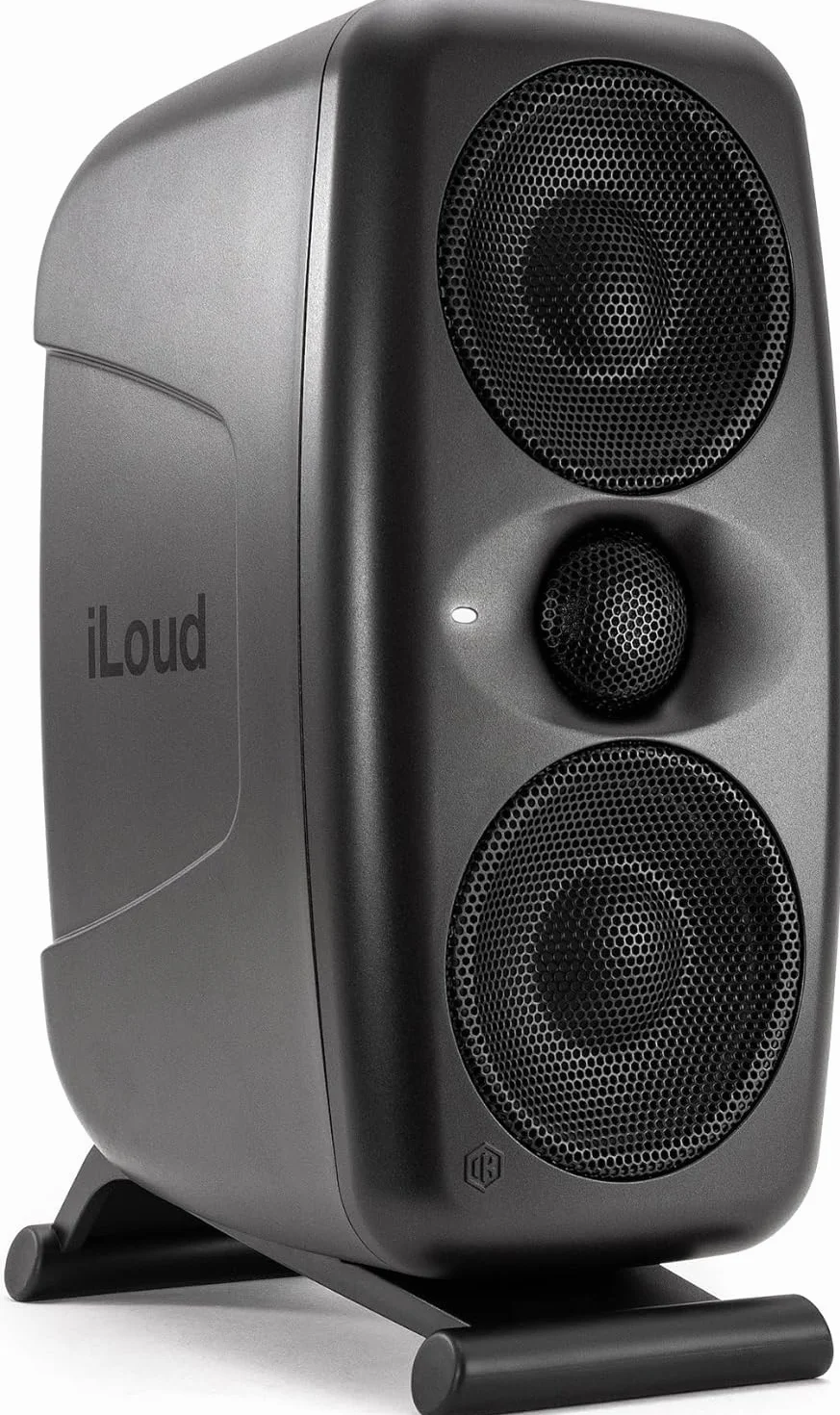 IK Multimedia iLoud MTM MKII - Coppia di monitor da studio hi-end compatti di nuova generazione con correzione ambientale ARC integrata, emulazione dei diffusori, 100W. Include microfono ARC. Nero