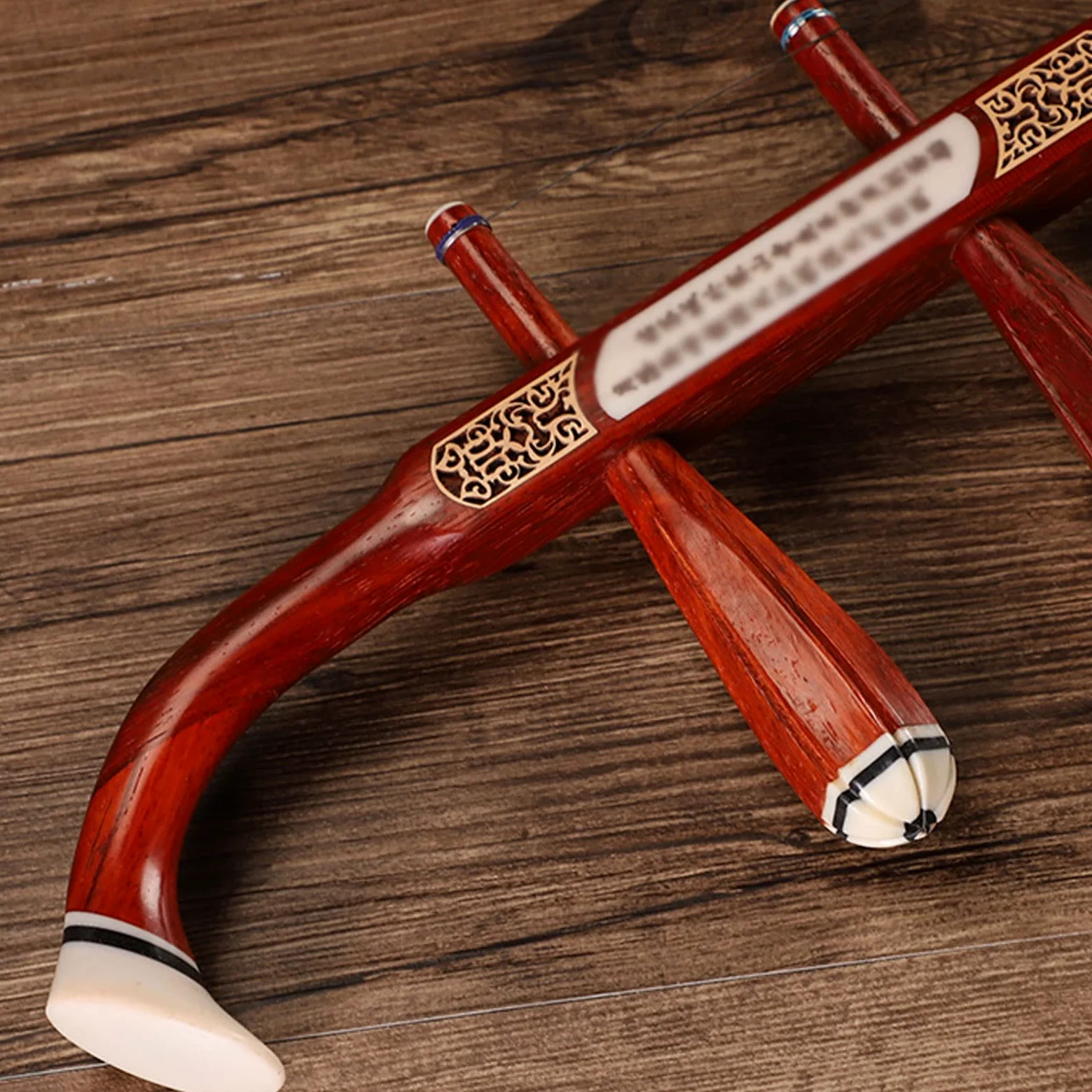 Cinese A 2 Corde Violino, Erhu, Fusto in legno marrone Erhu con custodia for pianoforte e arco 2 strumenti a corda