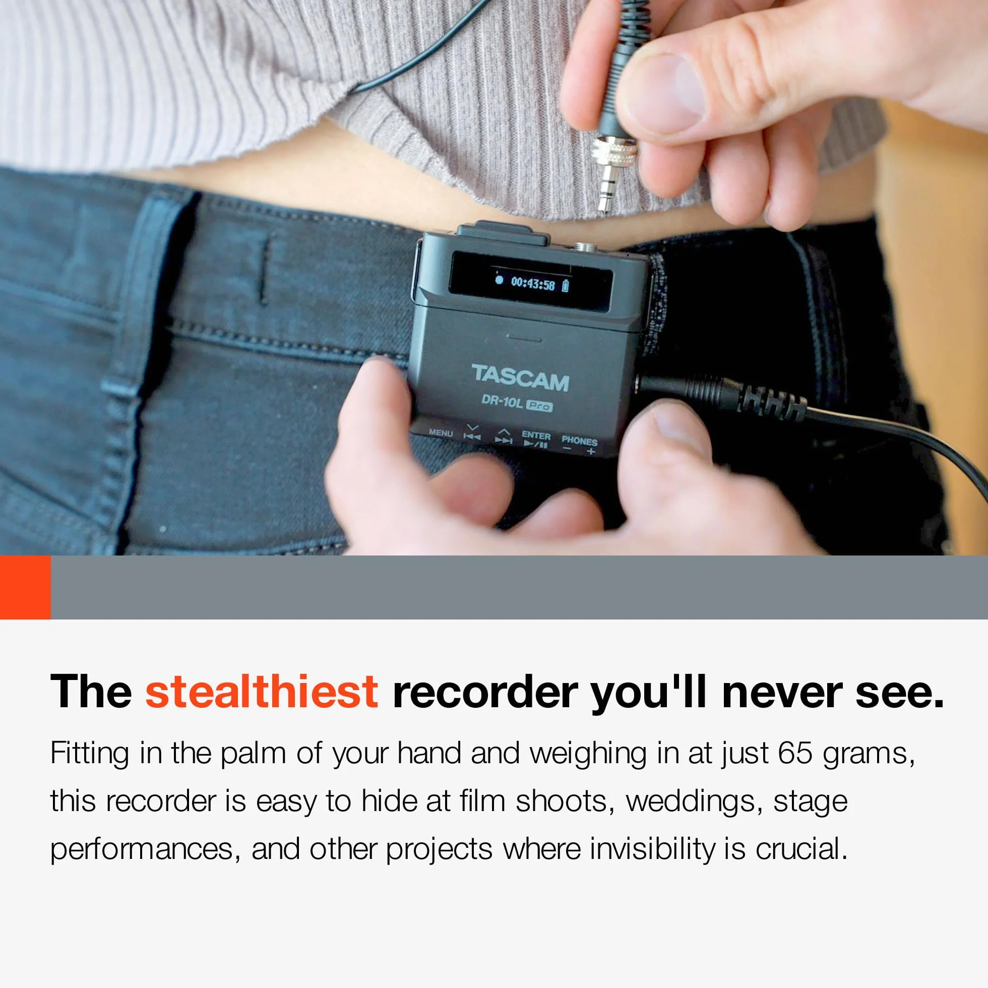 Tascam DR-10L Pro - Registratore mobile