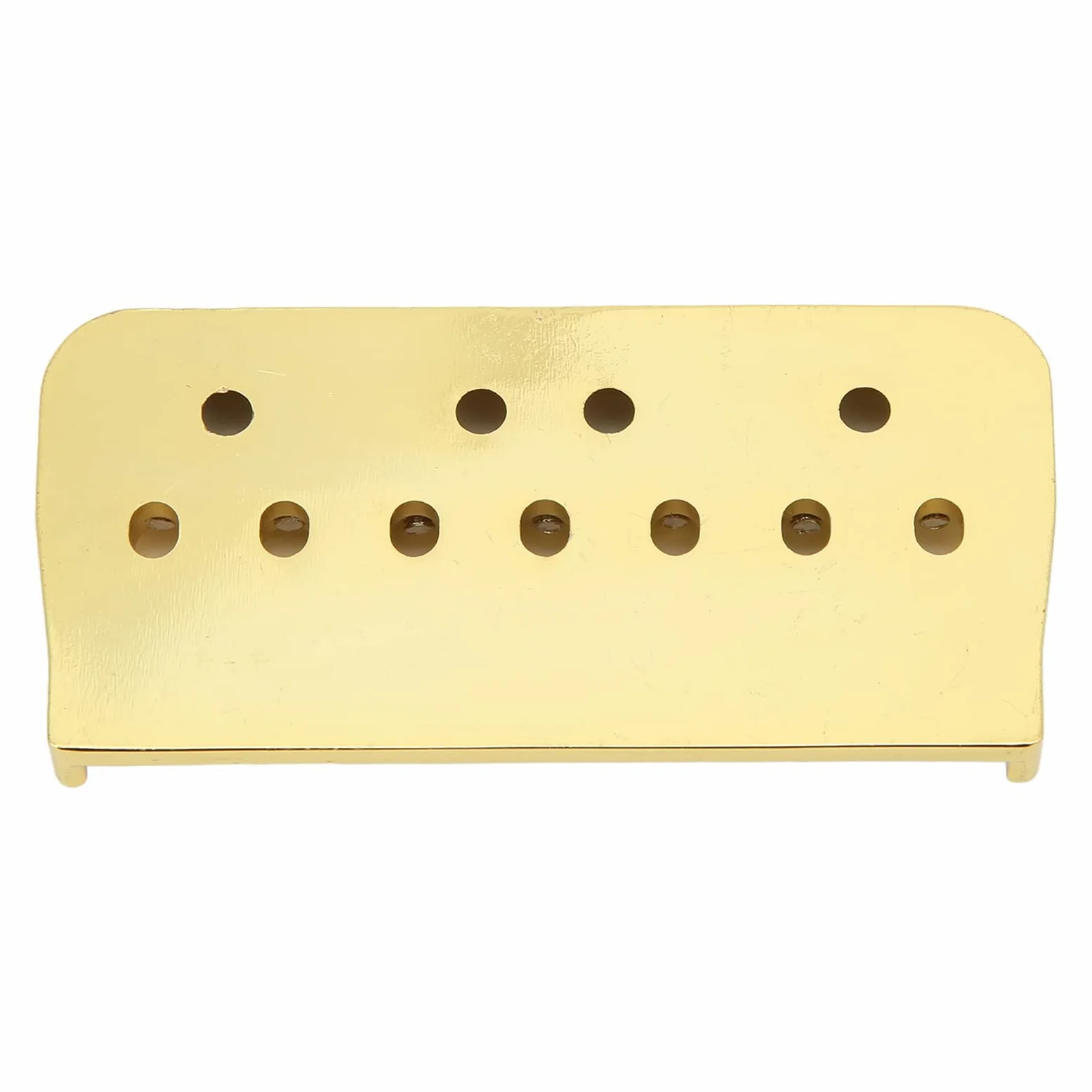 Chitarra Elettrica Fissa Ponte Corto Hardtail 7 Corde Attraverso Il Corpo Design Non Tremolo Dorato Per Chitarre Elettriche