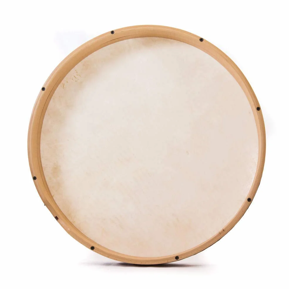 Tamburo a cornice 45 cm / 18 pollici Bendir Daf Natural Got Skin Accordatura interna accurata