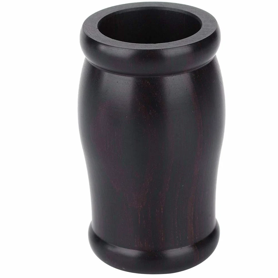 POENVFPO Barilotto per Clarinetto Professionale in Legno di Ebano, Diametro Interno 23 Mm, qualità Premium per Musicisti, Leggero 37 G, Nero