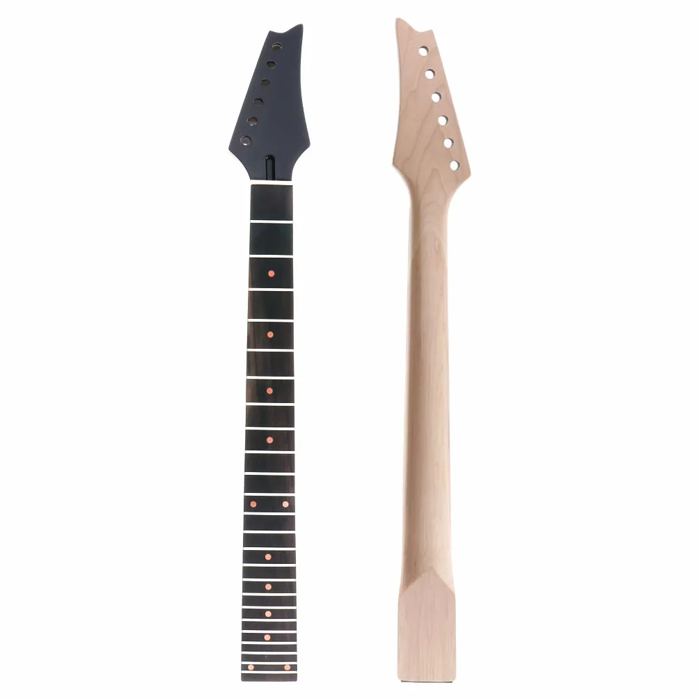 Manico per chitarra elettrica testa in acero tastiera in palissandro 24 tasti ricambio per IBZ