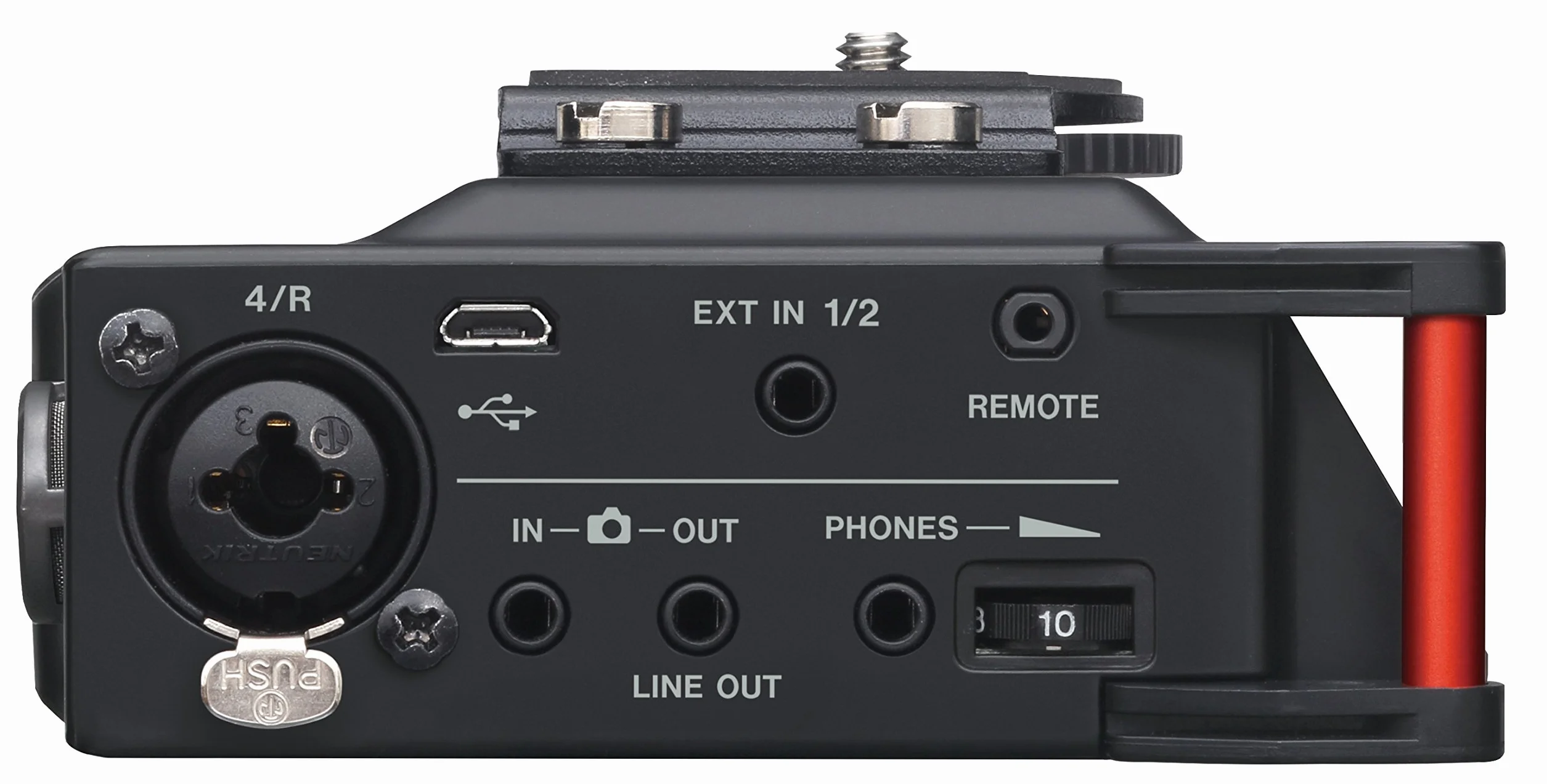 Tascam DR-70D – Registratore audio a 4 canali per fotocamere DSLR