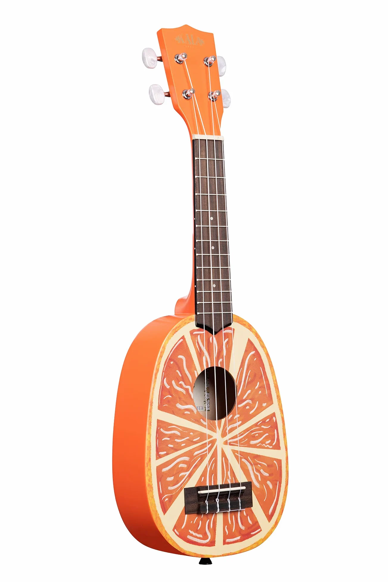 Kala - KA-NV-ORNG - Ukulele Soprano Bambini Adulti e Principianti, Ukulele Scuola Media in Mogano per Musicisti Esperti e Nuovi con Custodia Inclusa, Strumenti Musicali Bambini a Corda, Satinato