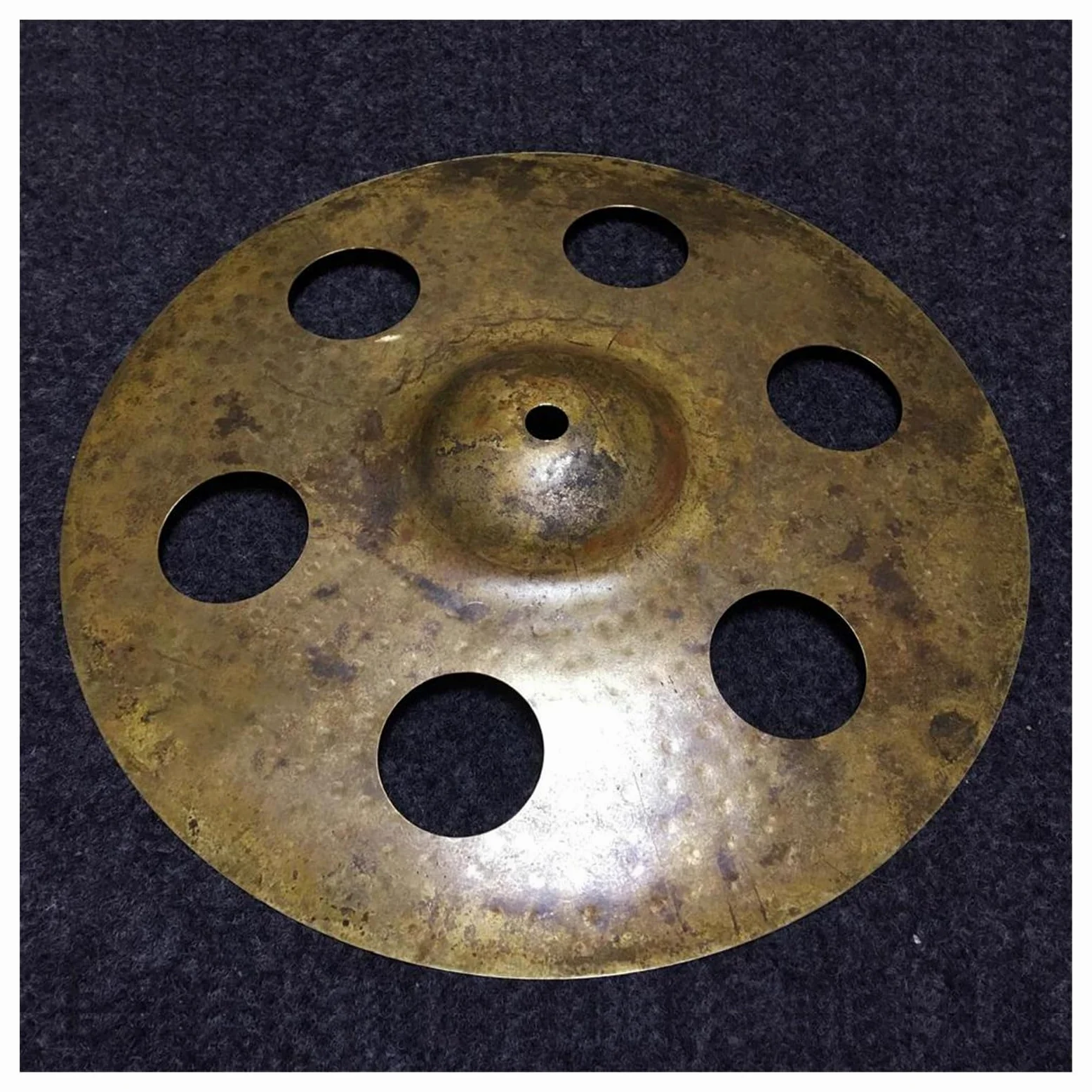 Set Di Batteria Strumento Musicale Piatto Impilabile Da 12" Fatto A Mano Con Suono Professionale Set di Piatti per Batteria