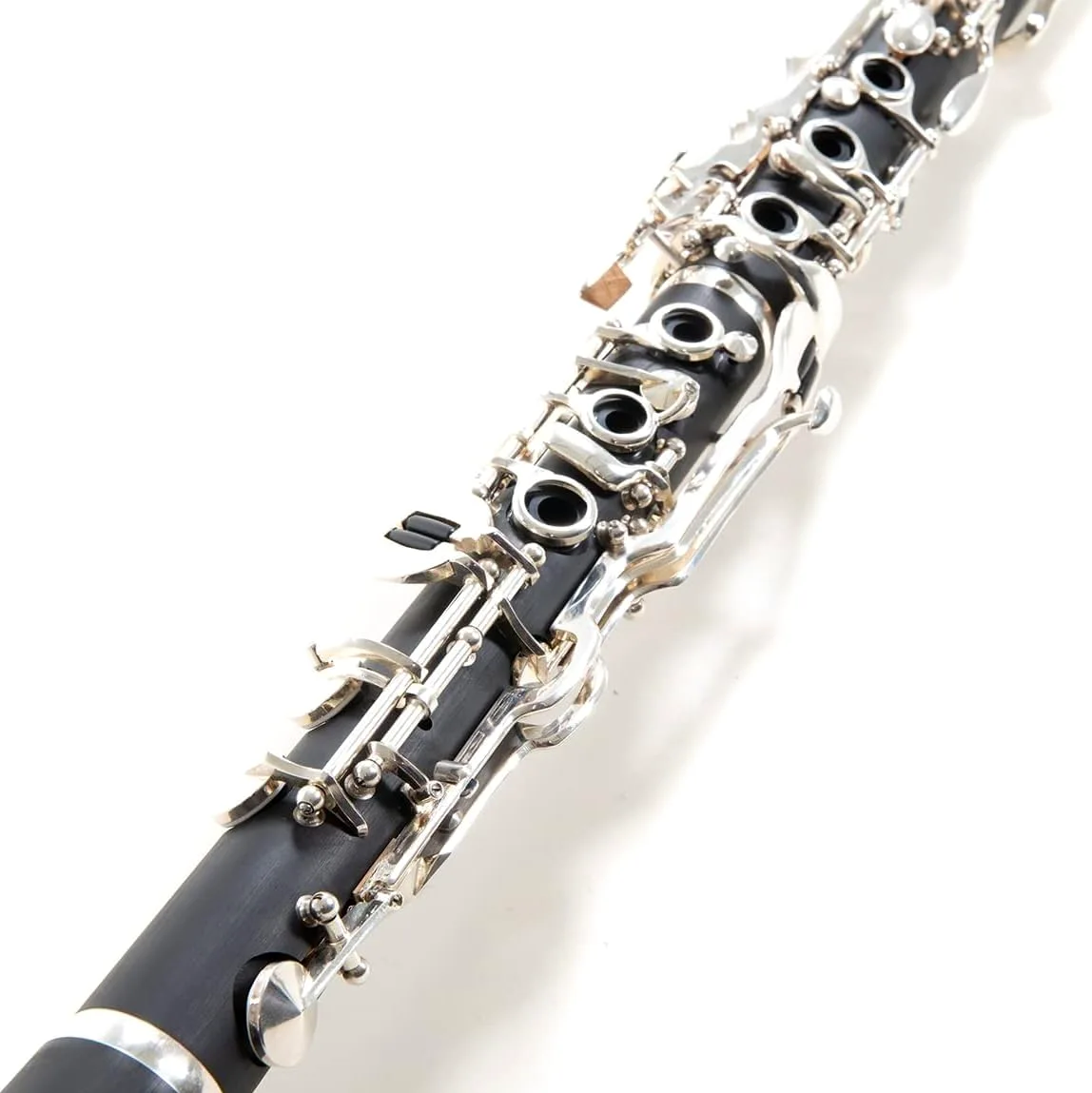 clarinetto in B, sistema tedesco, valigetta di lusso con zaino, bocchino, supporto per clarinetto, servizio di manutenzione