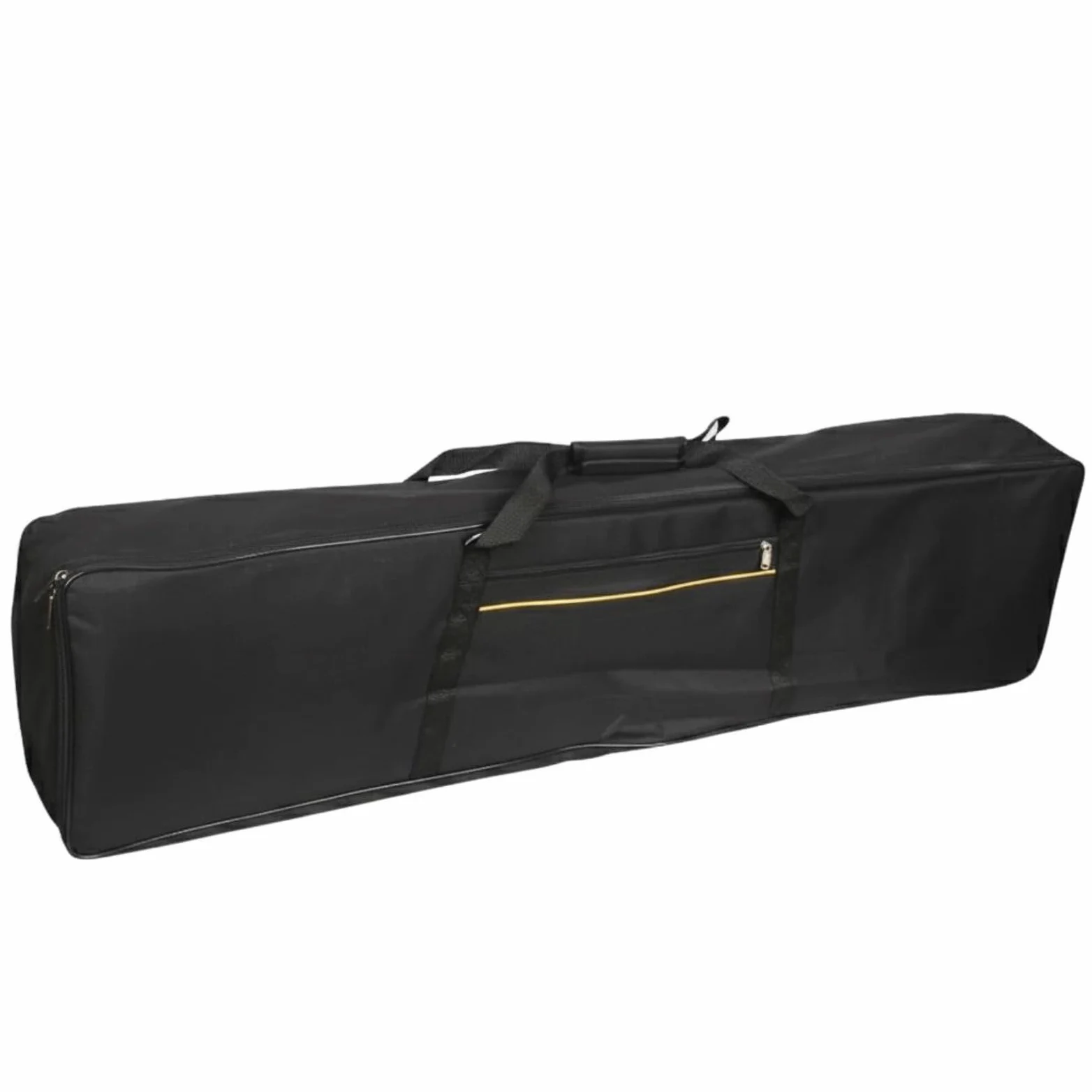 Custodia Tastiera Elettronica con Protezione Interna Maniglia Rinforzata Tasca Accessoria Tessuto Impermeabile Adatta per Trasporto Pianoforte, Standard