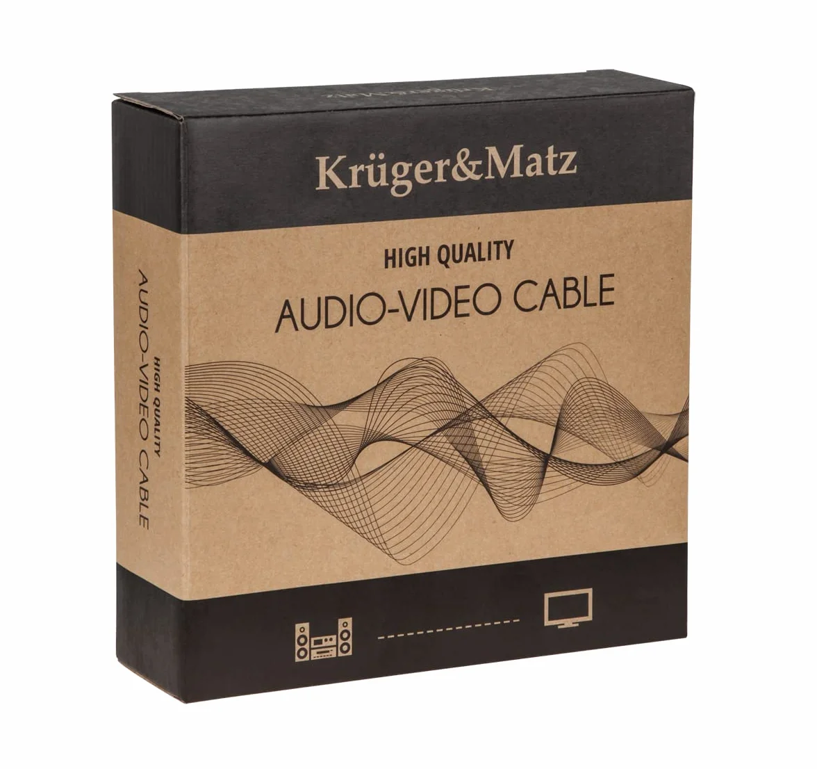 Cavo per altoparlante 3.0 Krüger&Matz, connettore a banana, colore nero e rosso