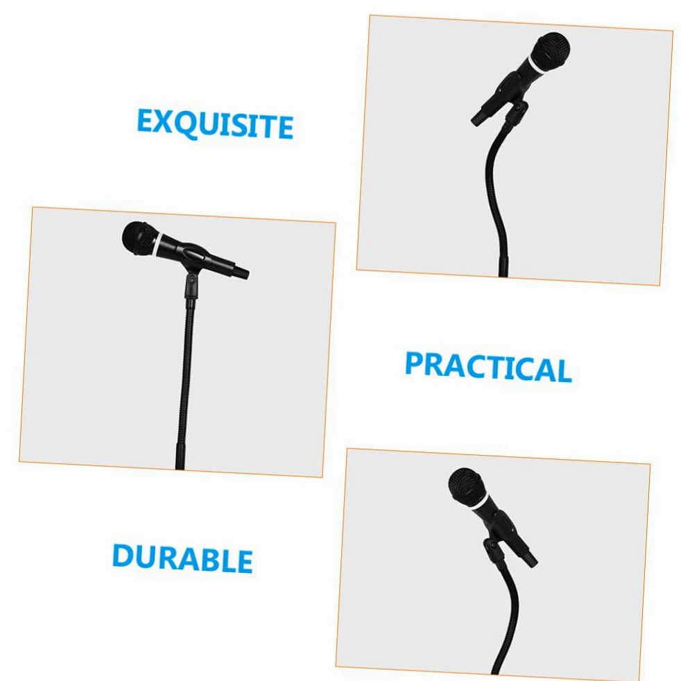 SUPVOX Supporto Microfono Da Tavolo Regolabile Metallo Con Base Stabilizzante Per Uso Gaming e Streaming Asta Telescopica Per Microfono Professionale