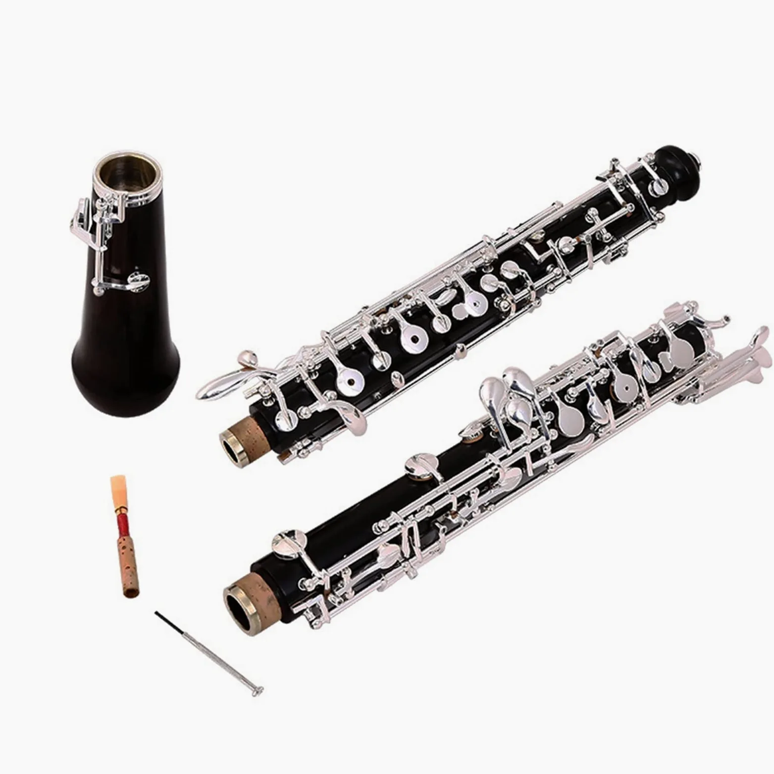 Strumento Oboe Oboe Strument C Key Oboe Pulsanti Placcati Semi-Automatici Principiante di Oboe