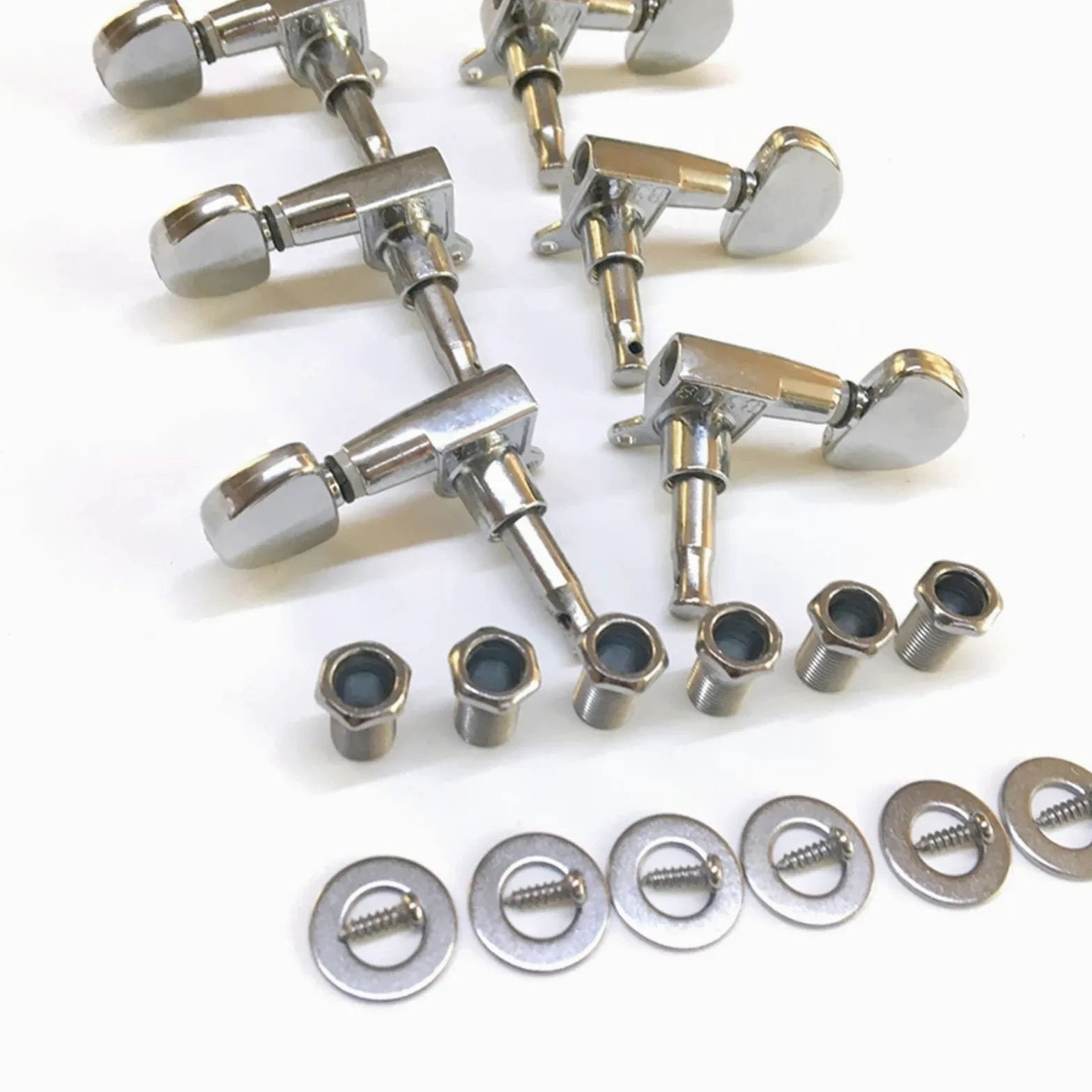 Meccanico accordatore 6 Pz. Guitar Machine Heads Knobs Guitar String String Tuning Pygs Machine Testa Sintonizzatori Per Chitarra Elettrica O Acustica