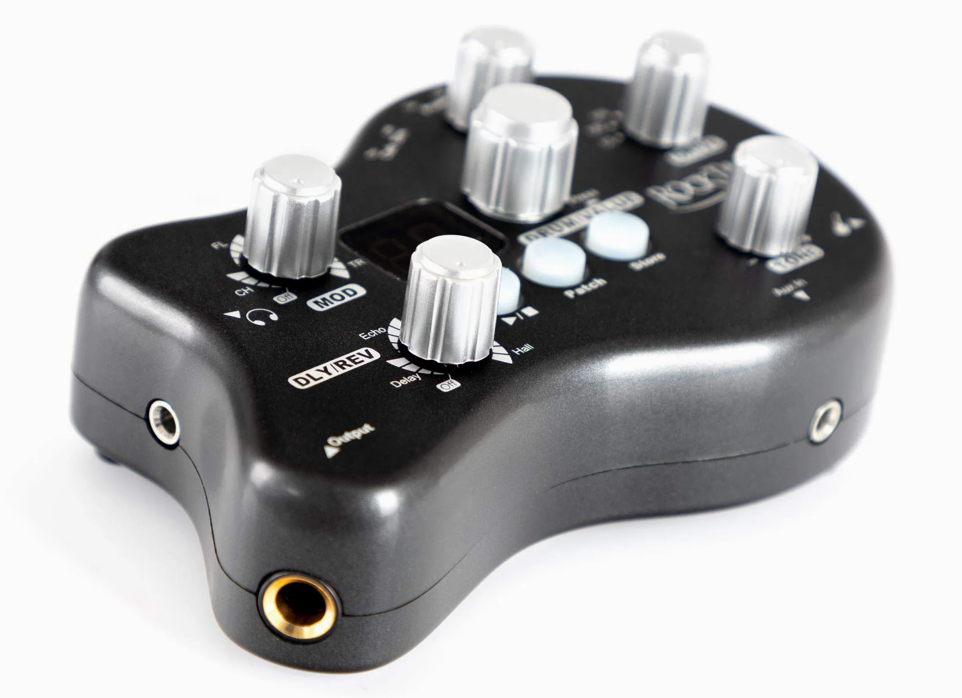 Rocktile GP-10/ BB-820CW Set Amplificatore per Chitarra, Flanger, Phaser | Amplificatore per Cuffie, Amplificatore per cuffie portatile e multieffetto, Controlli Gain e Tone, Accordatore integrato