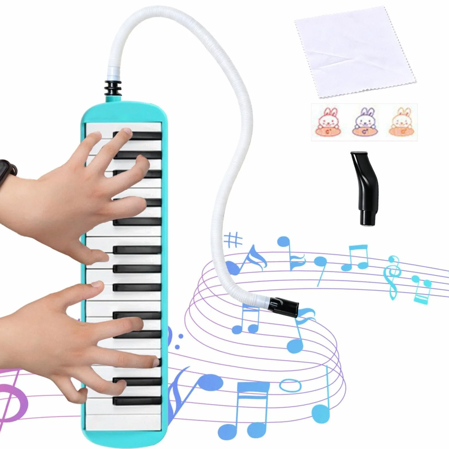 Tastiera Pianoforte A 32 Tasti Tastiera Gadget A Percussione Portatile A 32 | Piccoli Strumenti Musicali per Adolescenti, Ragazzi, Uomini, Istruzione, Aula, Casa, Viag