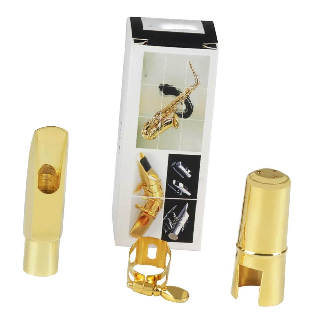 HEMOTON Accessori Per Sassofono - Sassofono Soprano in Metallo Lucidatura Manuale Per Un Suono Ricco E Durevole