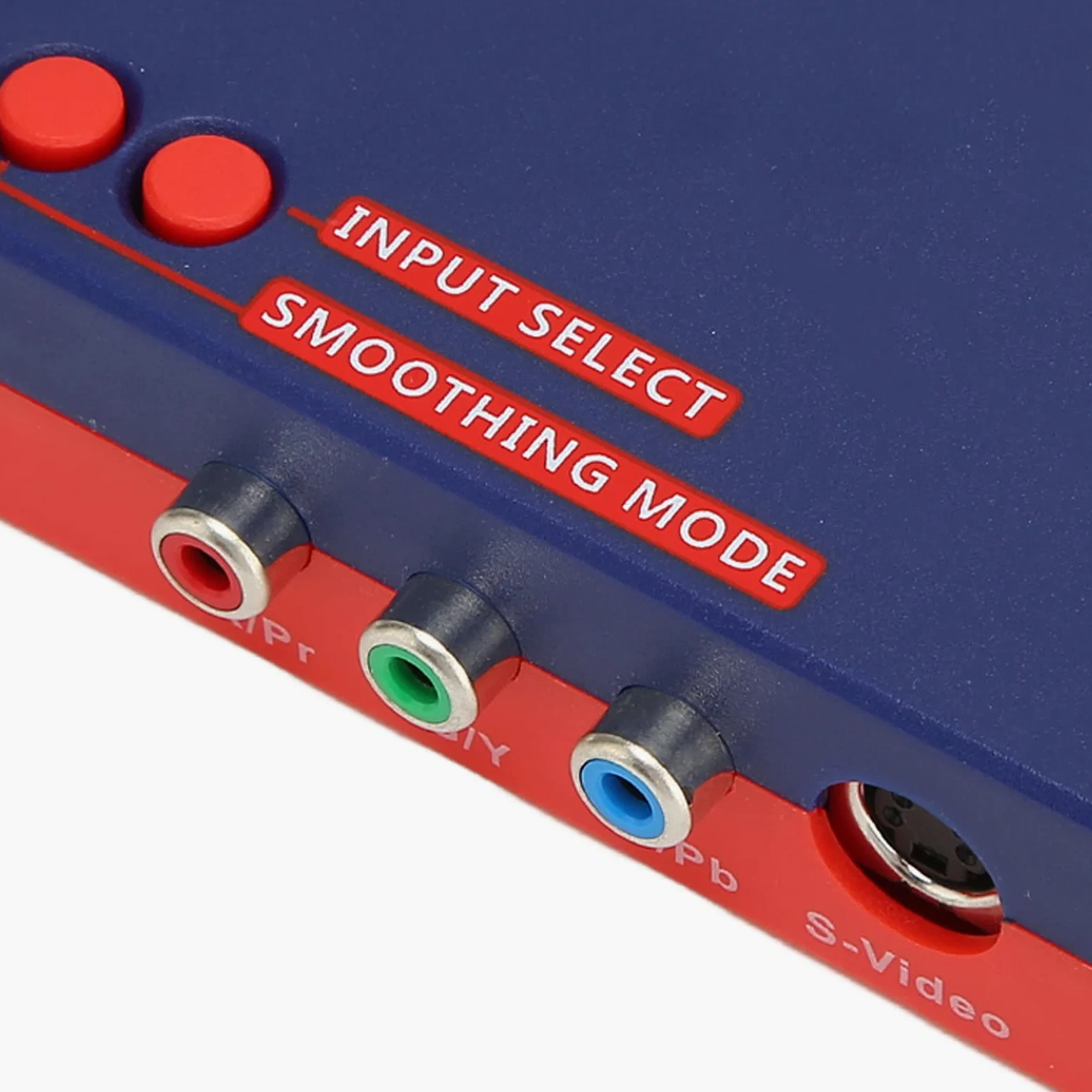 Convertitore RetroScaler2x, Dispositivo di Latenza 'interfaccia Multimediale da AV a HD con Uscita del Segnale 480p60 Reale, per Console di Gioco retrò N64 Dreamcast (Blu)