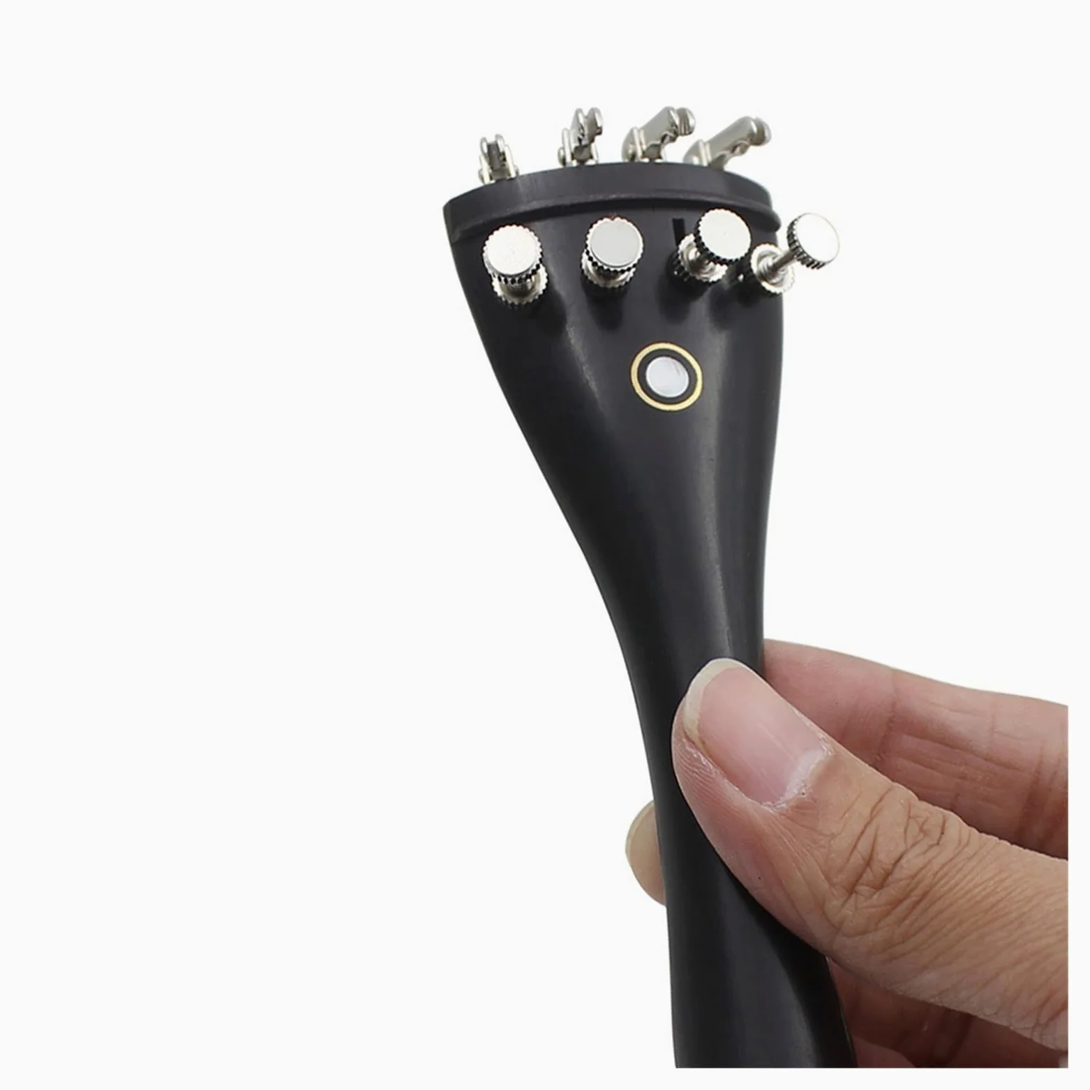 pezzi di ricambio per violino Accessori per violino Cordiera per violino e corda per coda e 4 accordatori speciali per violino