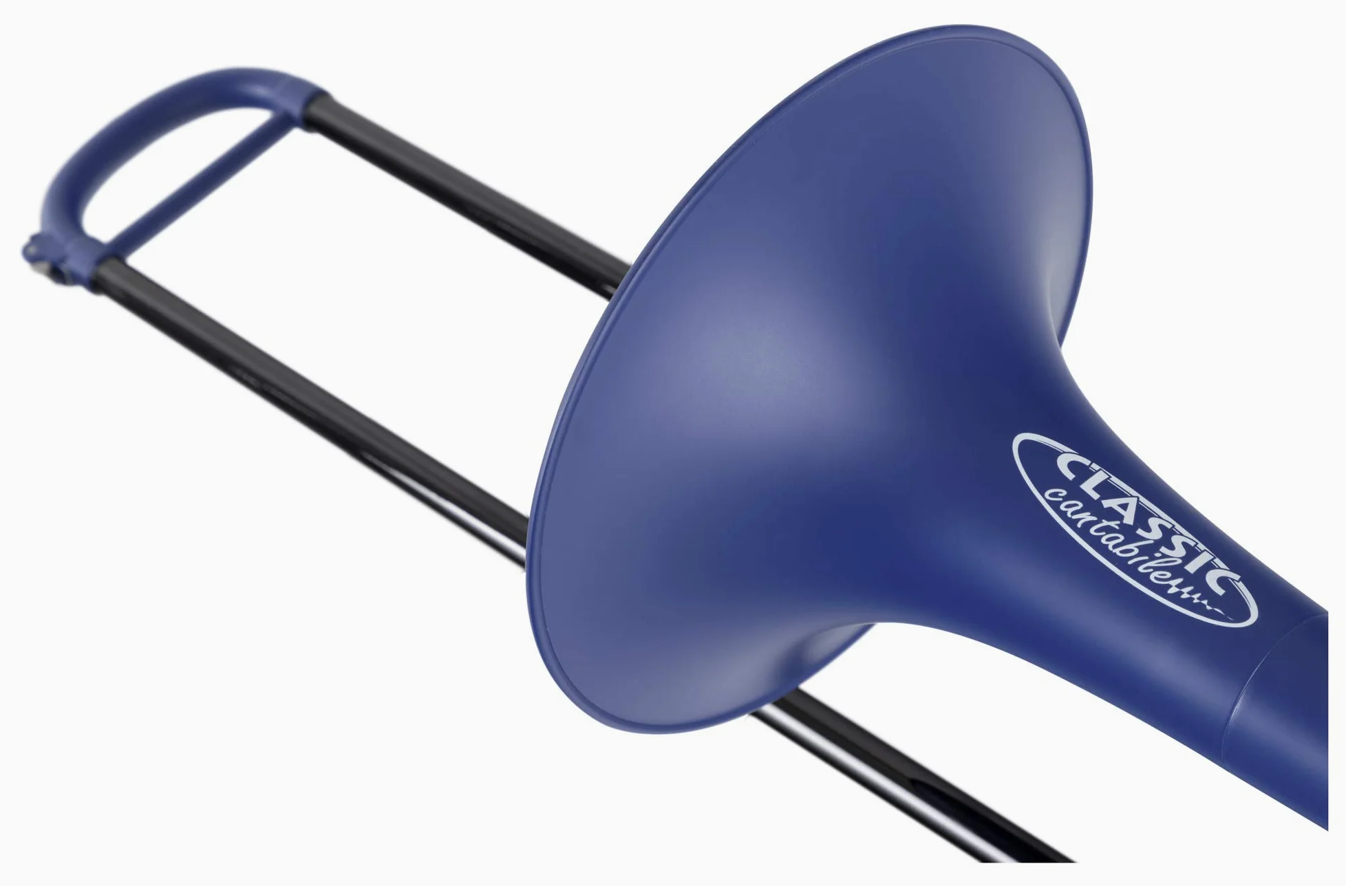 Classic Cantabile MardiBrass Trombone Quart in ABS Plastica - Accordatura Bb/F - Coulisse in fibra di vetro - Leggera 850g - Foratura: 13,9 mm - Inclusi bocchino e custodia morbida - opaco blu