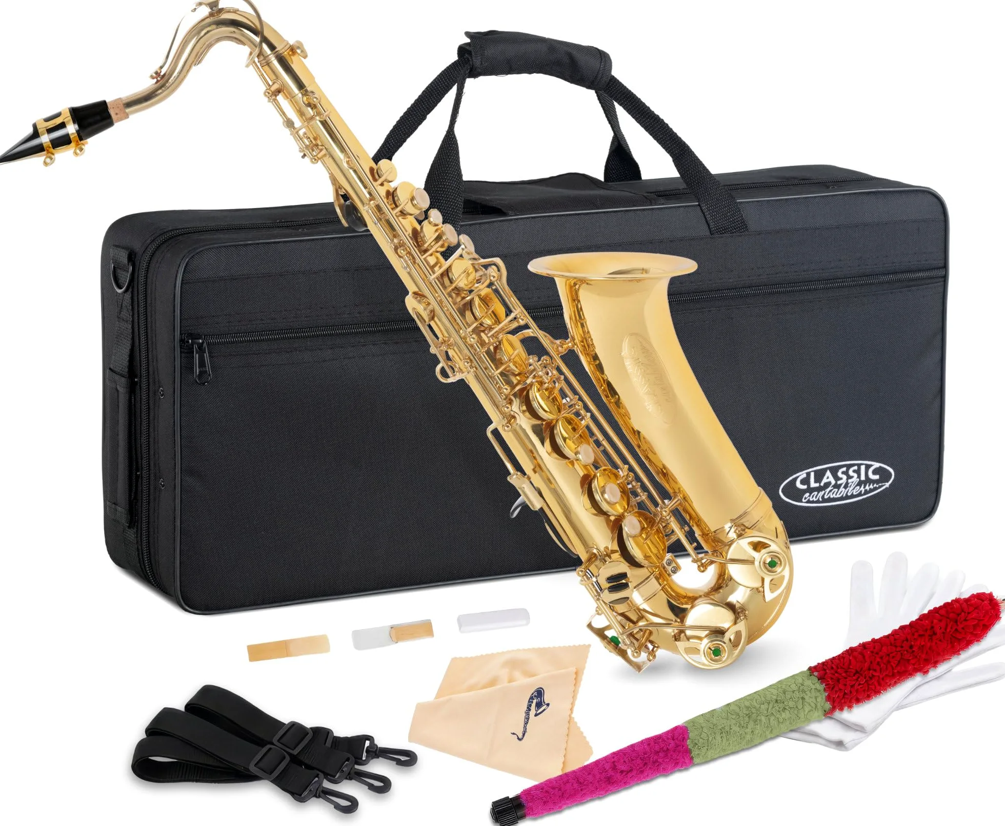 Classic Cantabile Youngstar AS-420 Sassofono Alto per Bambini, Generale | Meccanica ergonomica adatta ai bambini con chiavi ravvicinate, Privo di chiavi D#/E/F e meccanica del campanello, Peso: 1