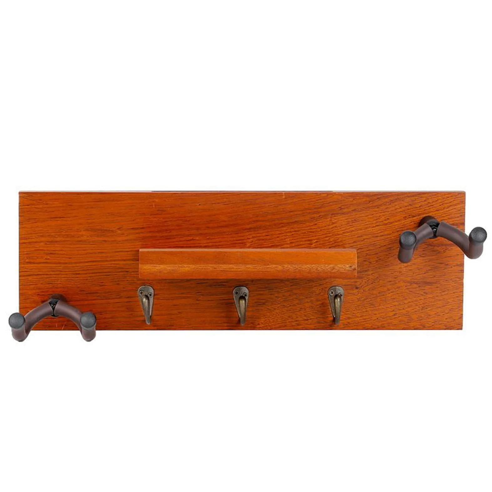 Portachitarra da Parete Basso In Legno Ukulele Banjo Mandolino | Mensola Portachitarra in Legno Grande Capacità, Per Chitarra Elettrica, , Banjo, Basso, Mandolino, Per