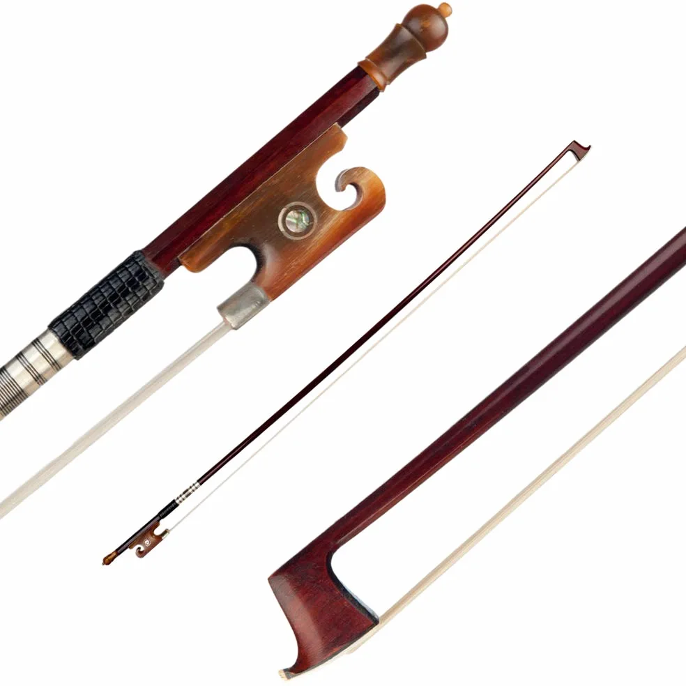 violino Pernambuco 4/4 Full Size Violino Archetto Violino Ben Equilibrato Corno Stile