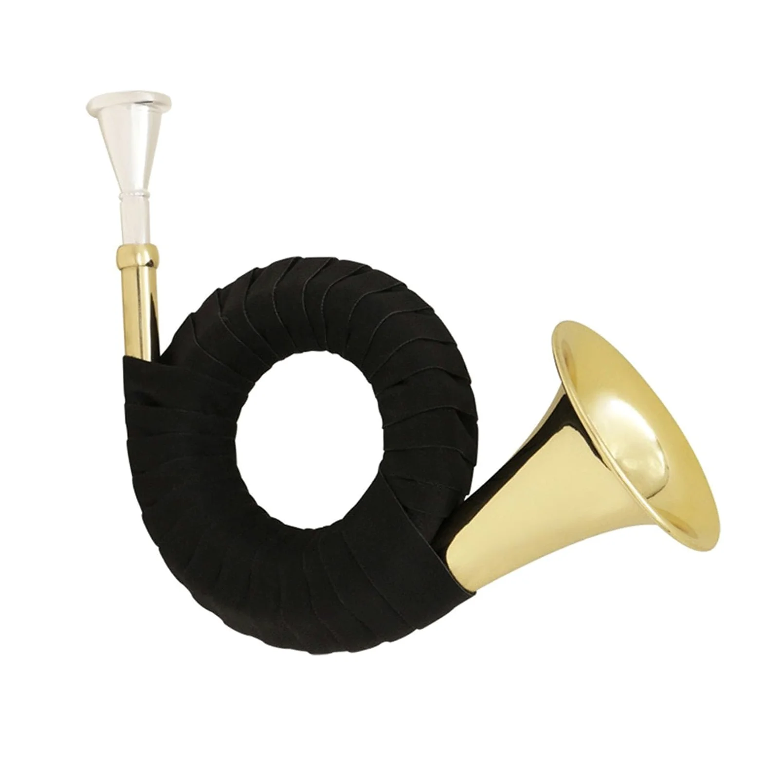 Strumento Professionale Corno Francese Strumento A Fiato Professionale In Ottone Mini Corno Dorato In Chiave Sib Con Accessori(French Horn)