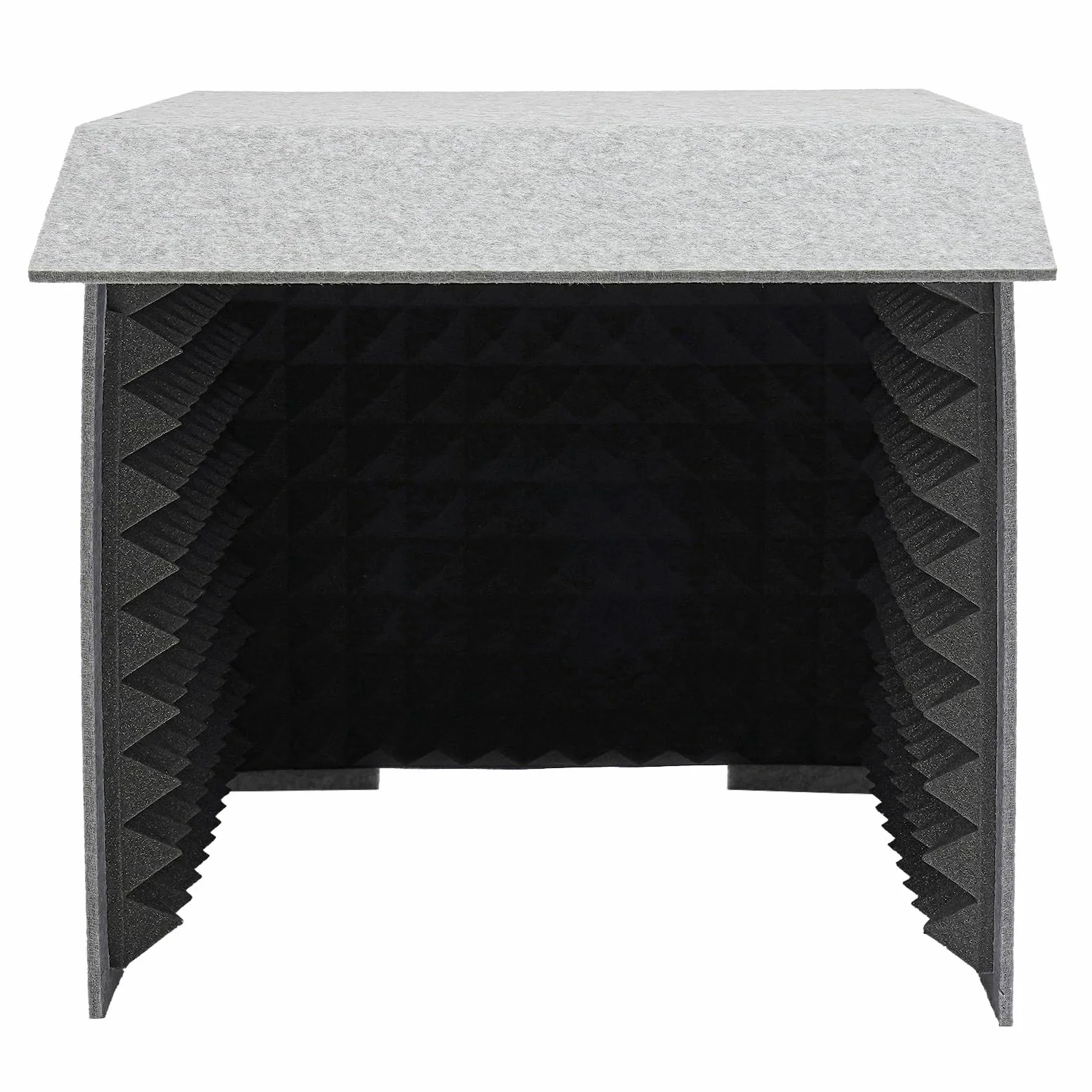 Copertura insonorizzante per desktop, cabina vocale, portatile, schermatura fonoassorbente, microfono in schiuma isolante, 60 x 60 x 60 cm, per registrazioni vocali e streaming live