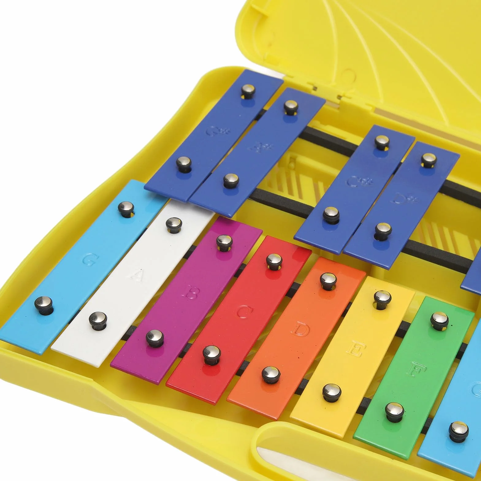 Xilofono per Bambini 25 Note Alluminio, Strumento Musicale Educativo con Scatola Colorata Ideale per Principianti e Scuola Musica Giocattolo Bambino Regalo