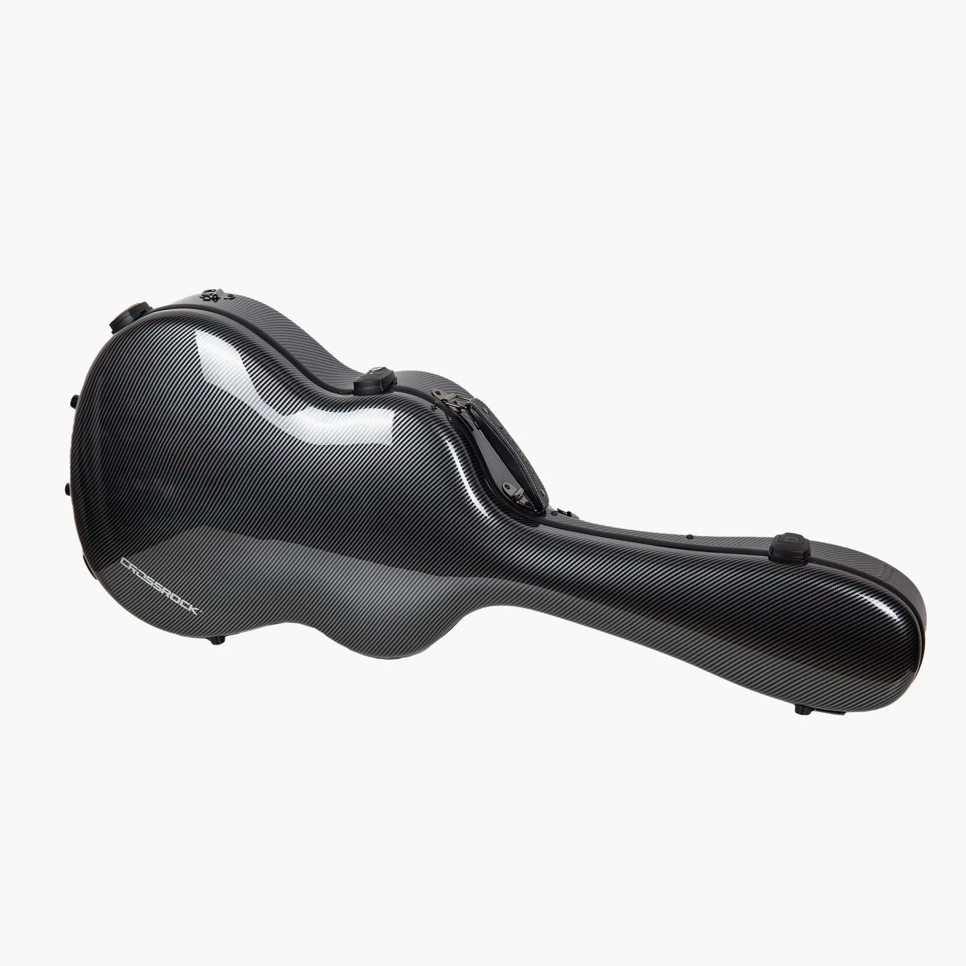 Crossrock Custodia classica per chitarra di alta qualità, Nero, 4/4 Classical, 4/4 Classico